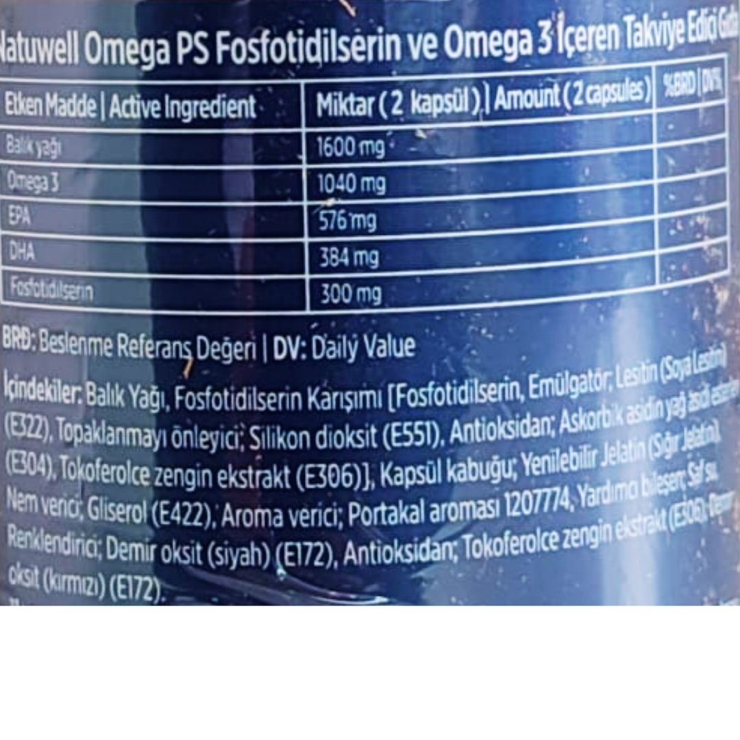 Natuwell Omega PS 30 Kapsül