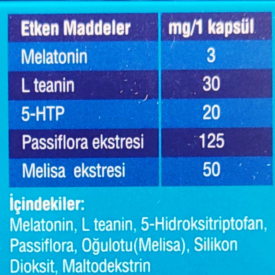 Leda Complex Melatonin 3 mg 60 Kapsül