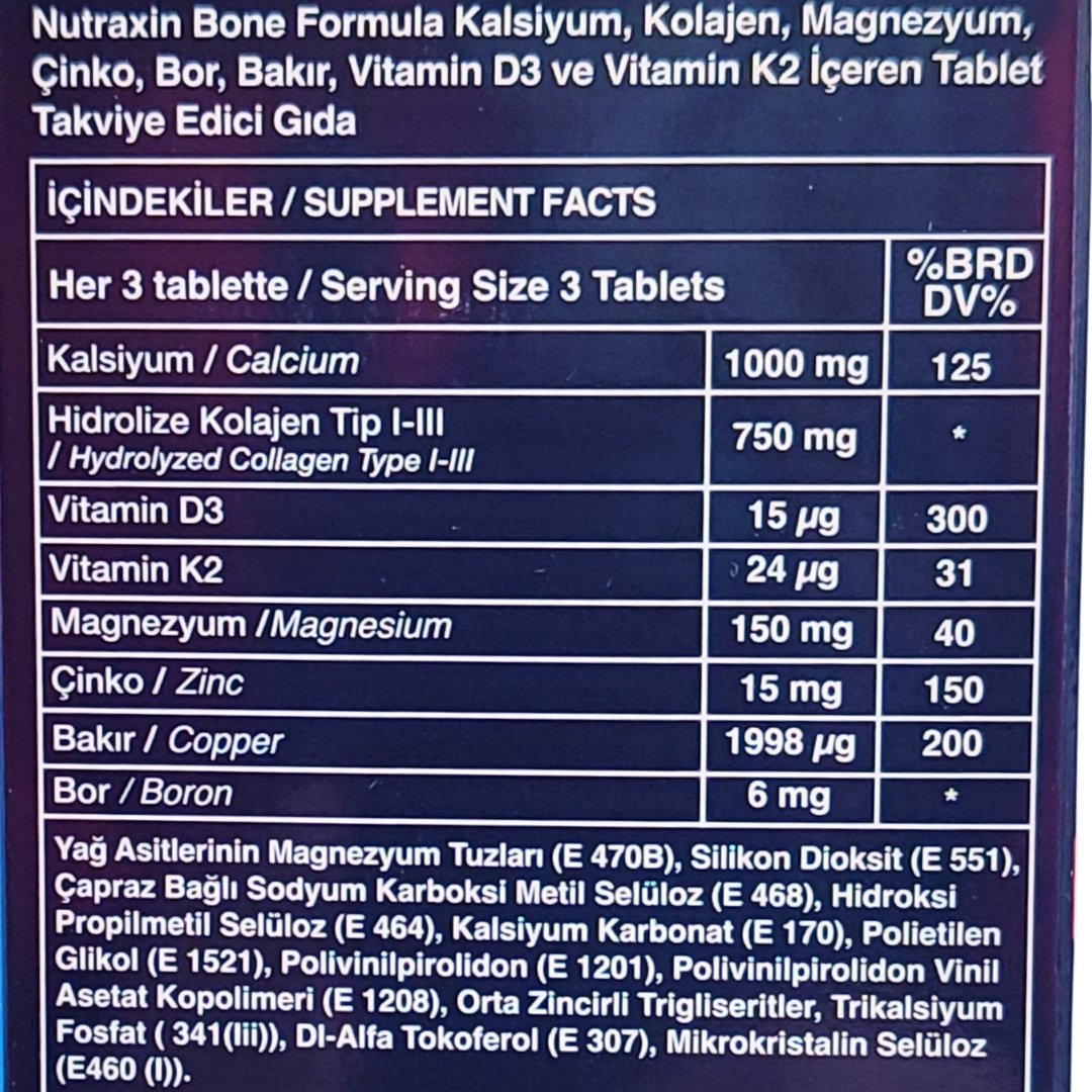 Nutraxin B-One Formula 90 Tablet