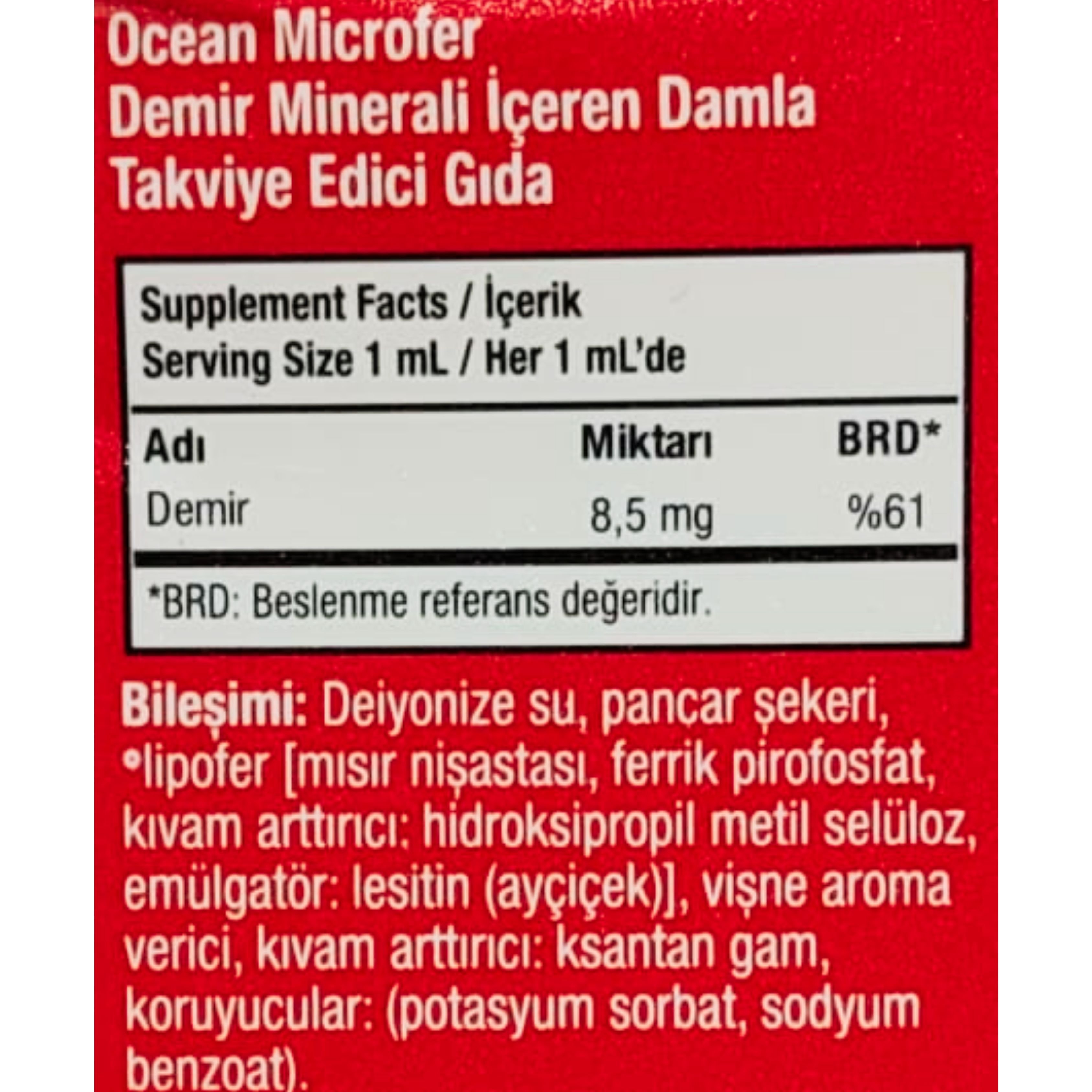 Ocean Microfer Damla 30 ml