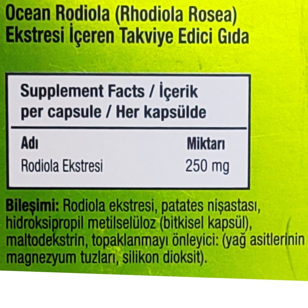 Ocean Rhodiola 30 Kapsül