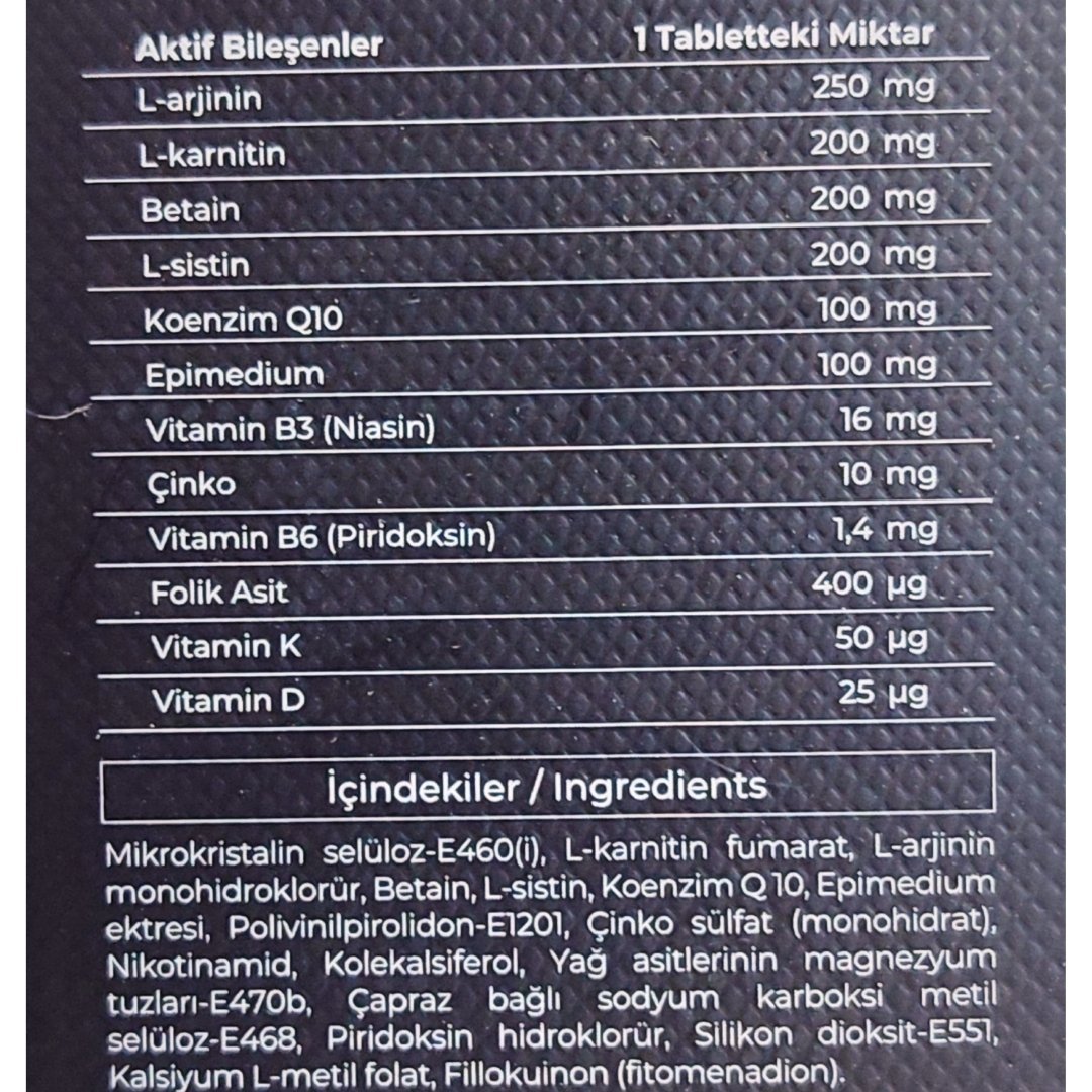 Optilife Erkekler ve Kadınlar İçin 30 Tablet