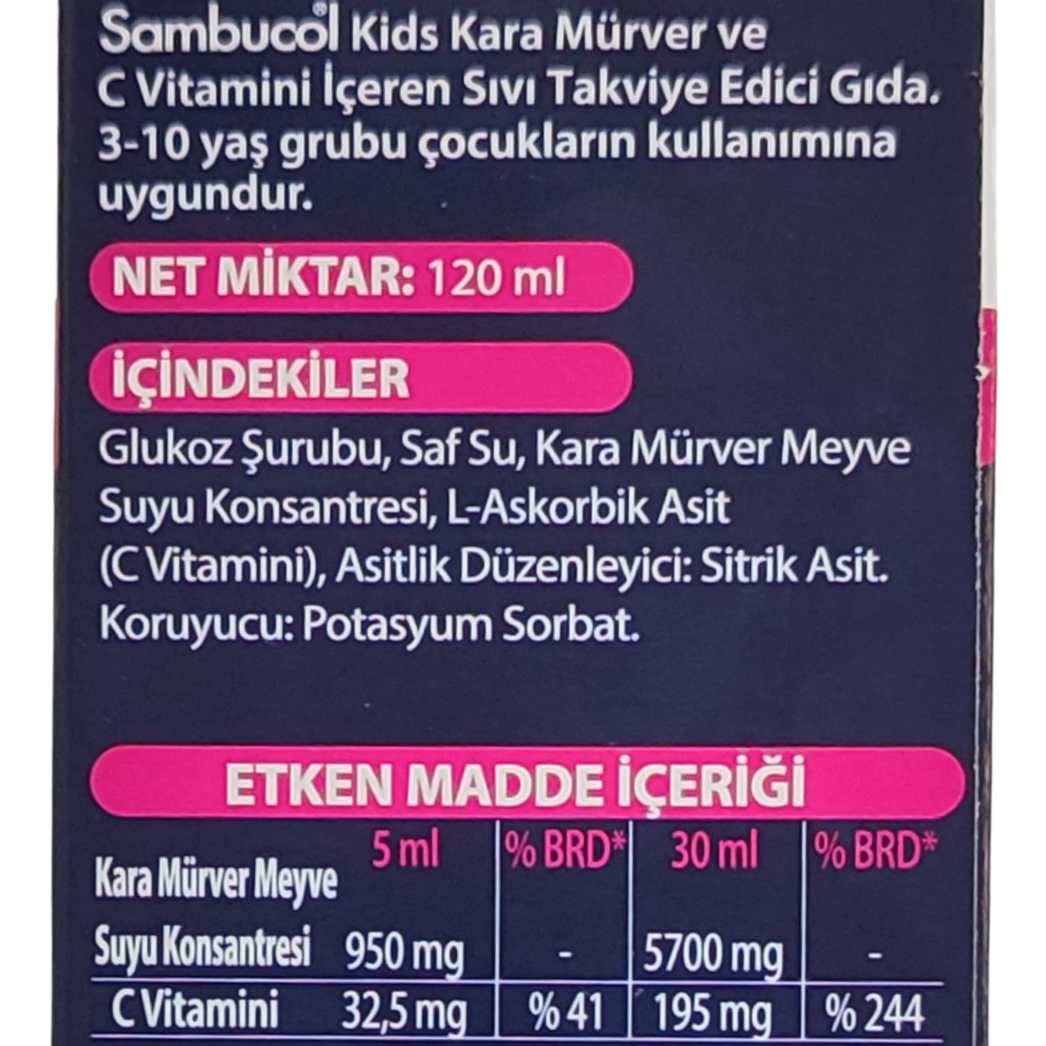 Sambucol Kids Likit 120 ml