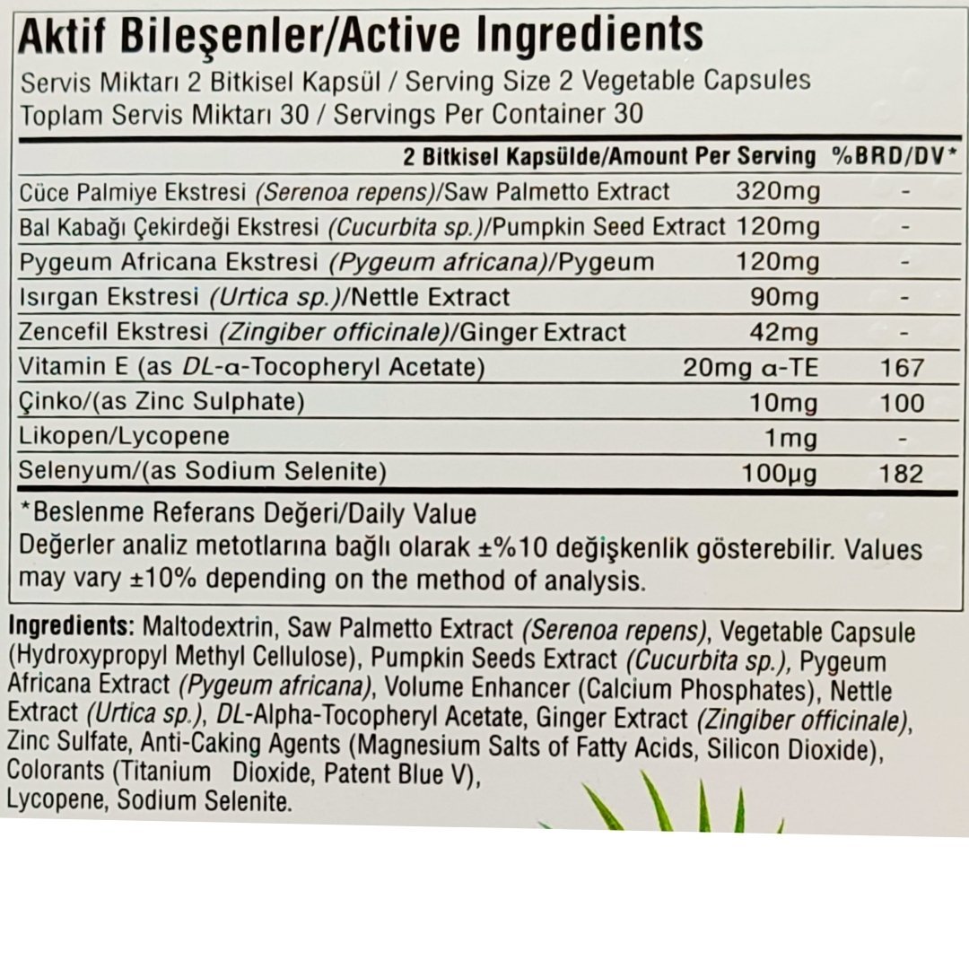 Suda Vitamin Men's Formula Proxine Erkekler İçin 60 Kapsül