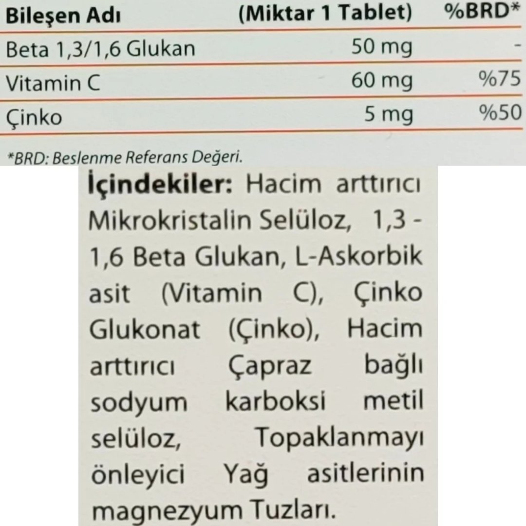 Vitaglucan Beta-Glucan 30 Tablet