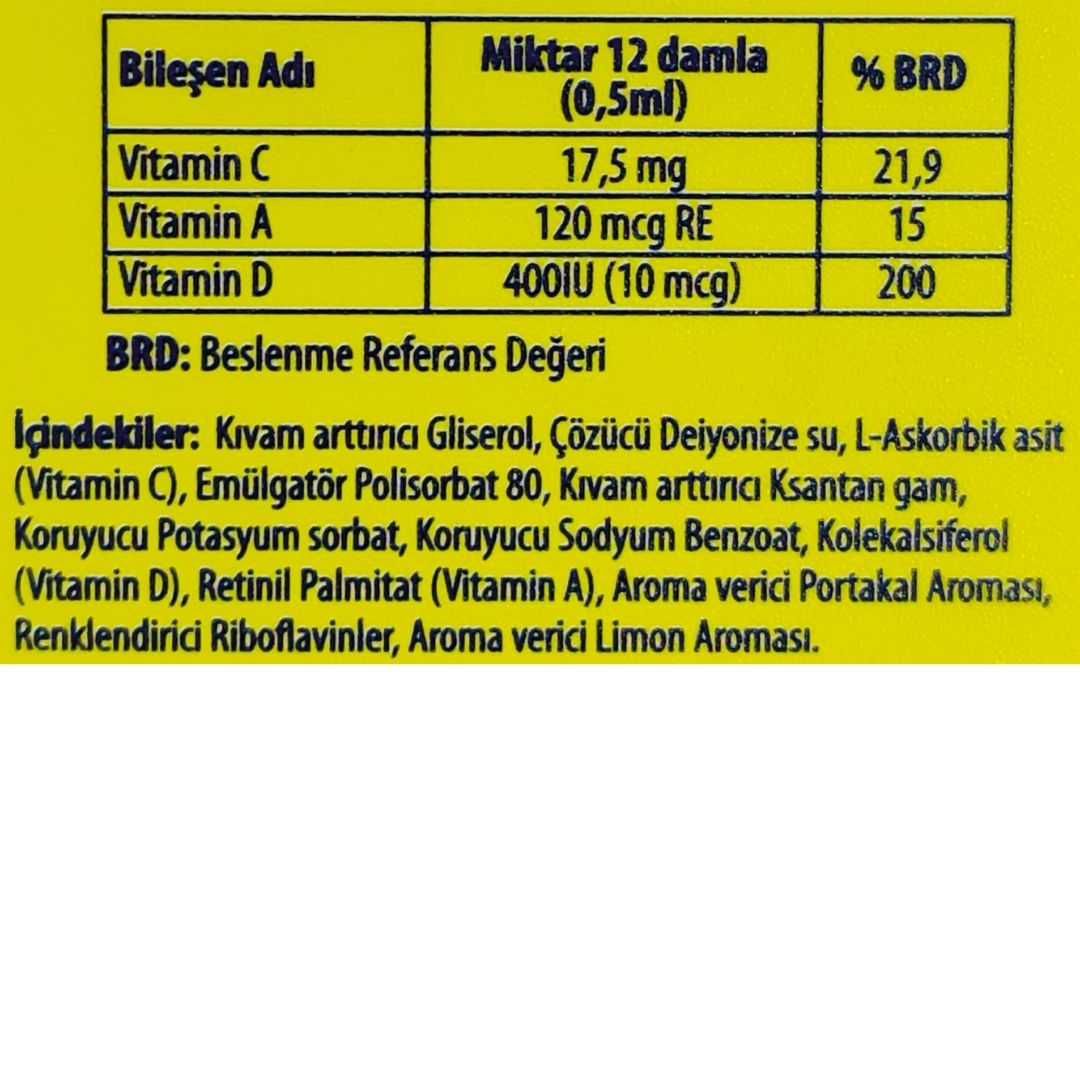 Vitasanol ACD3 Damla 30 ml