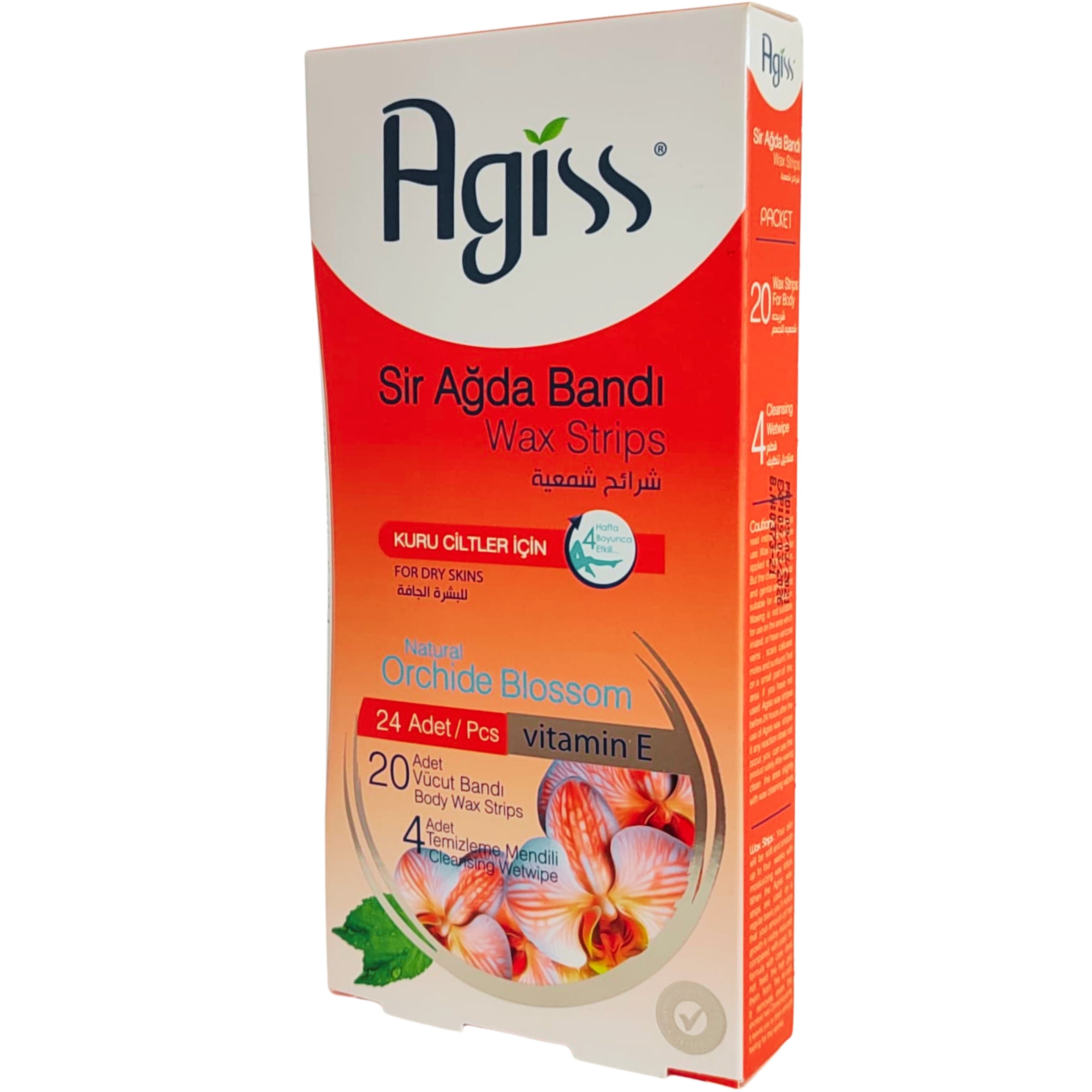 Agiss Kuru Ciltler İçin Sir Ağda Bandı 24'lü