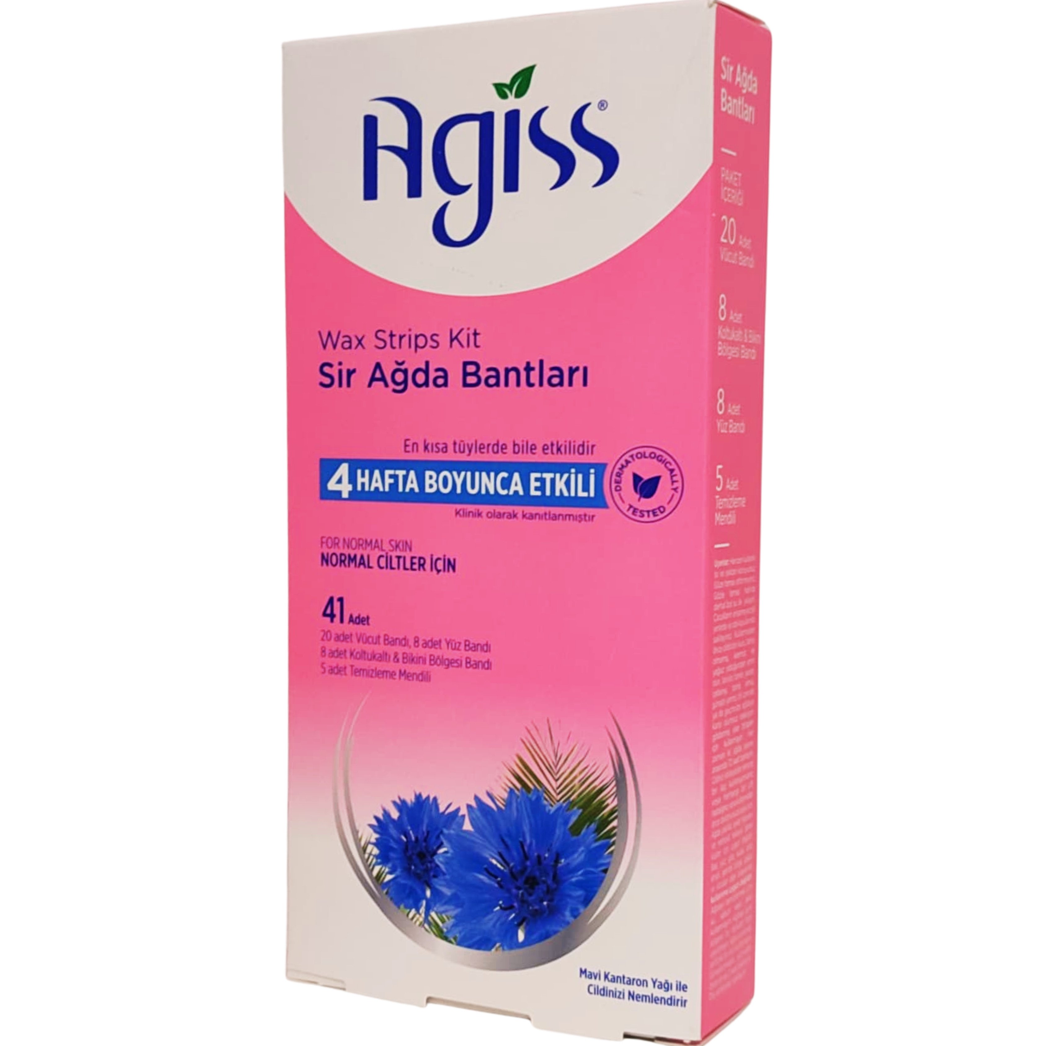 Agiss Sir Ağda Bandı Tüm Vücut Normal Ciltler 41  Adet
