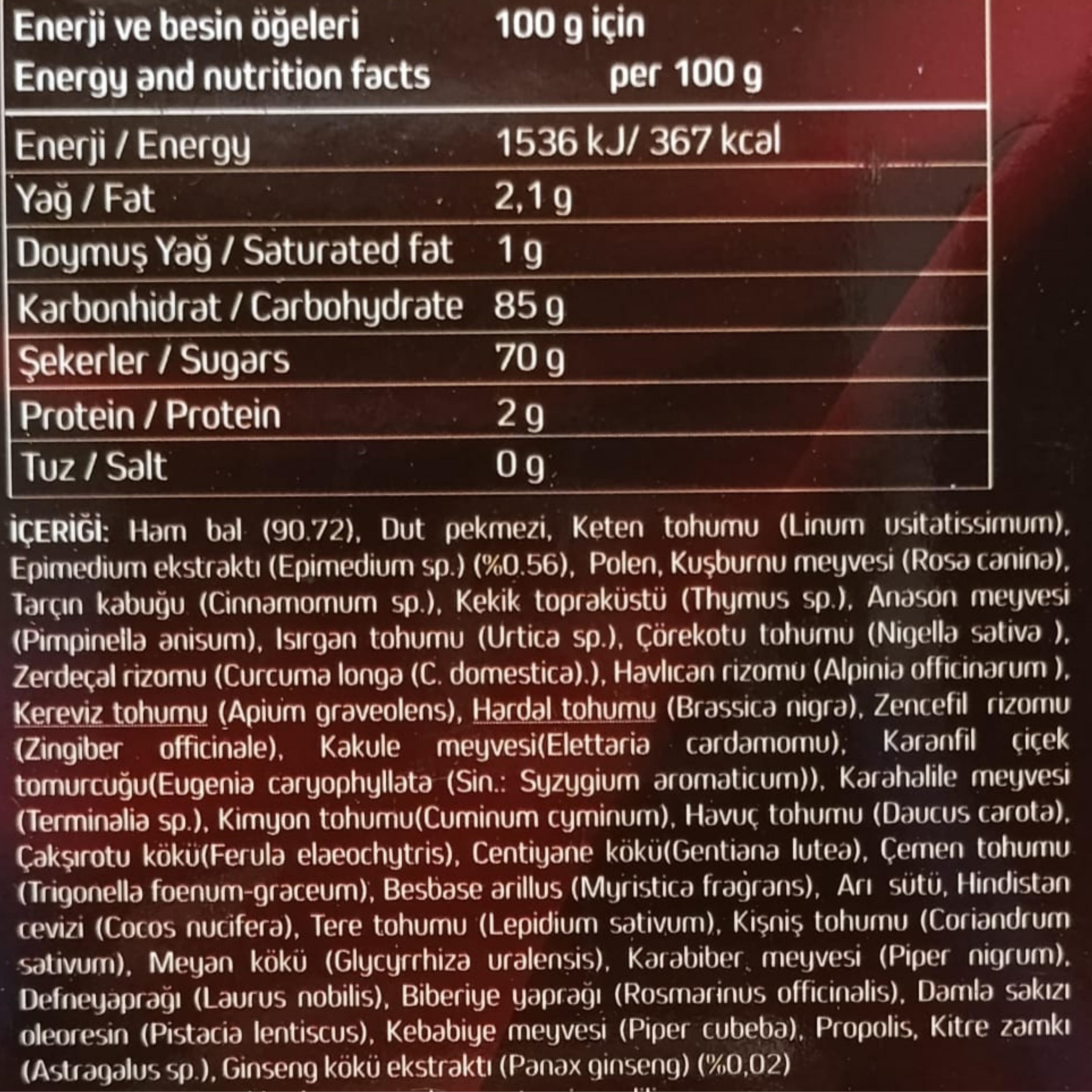 Aksuvital Ginseng Epimedium Macun 300 gr