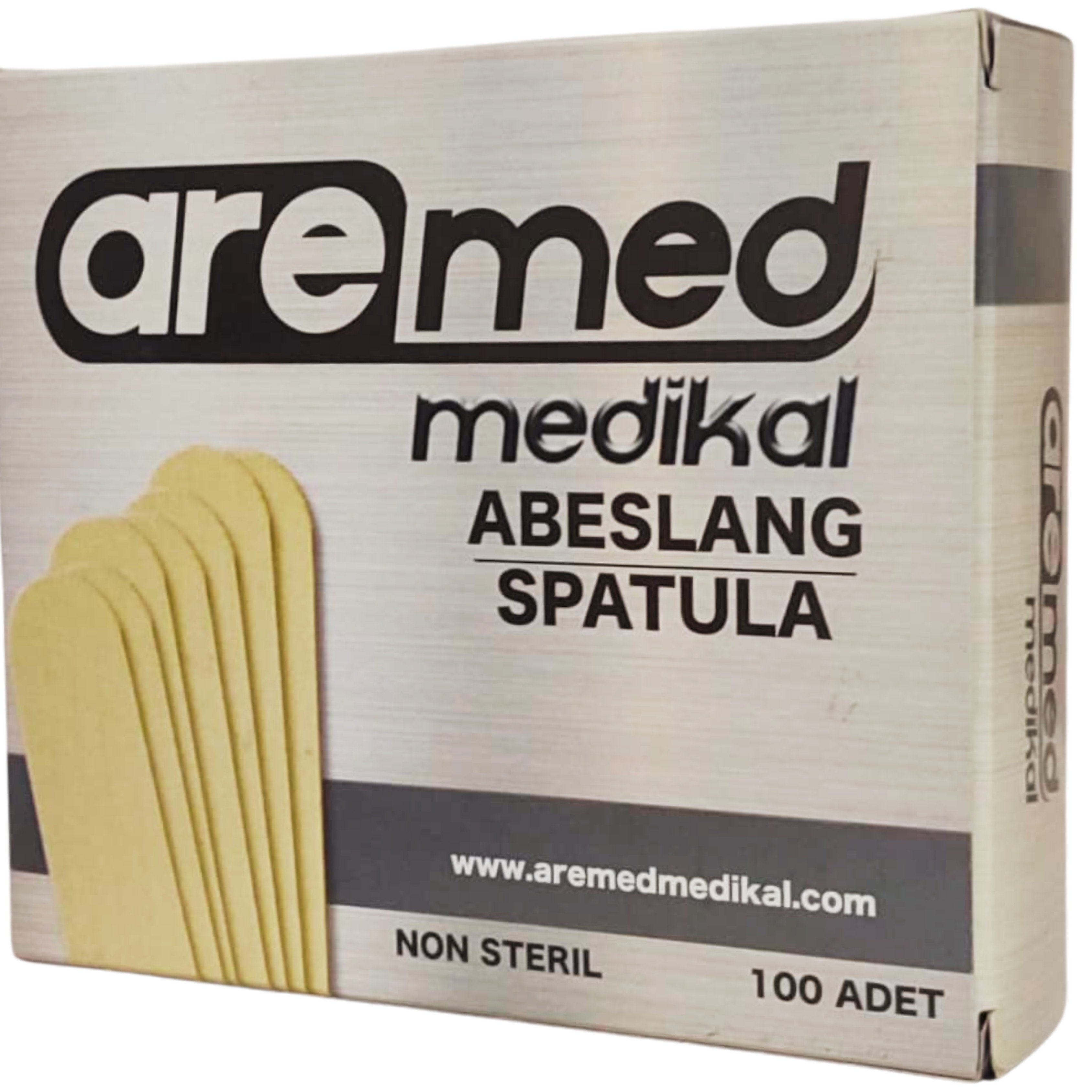 Aremed Spatula/Abeslang Tahta 100 Adet