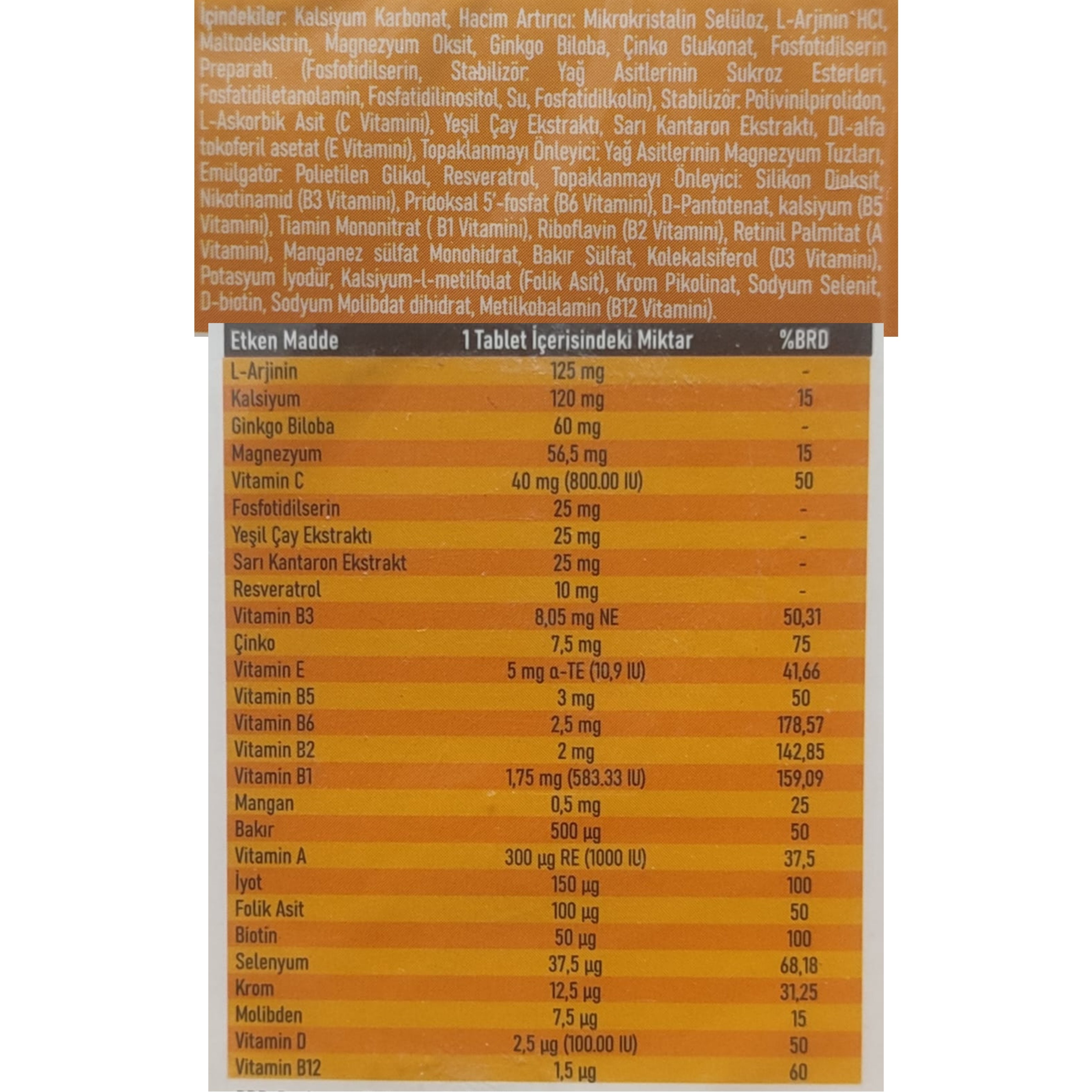 Argivit Classic 30 Tablet