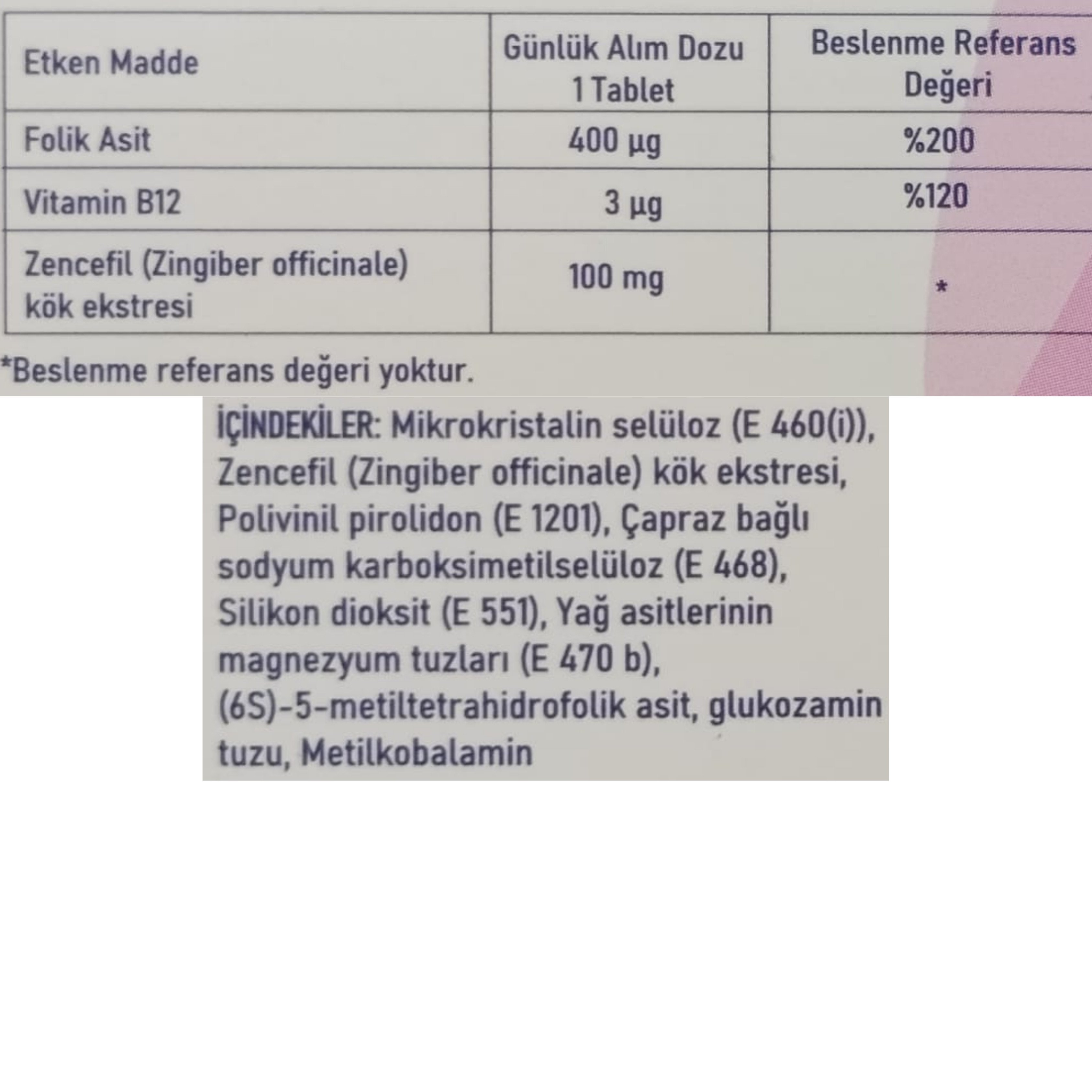 Asbien Asbifol 30 Tablet