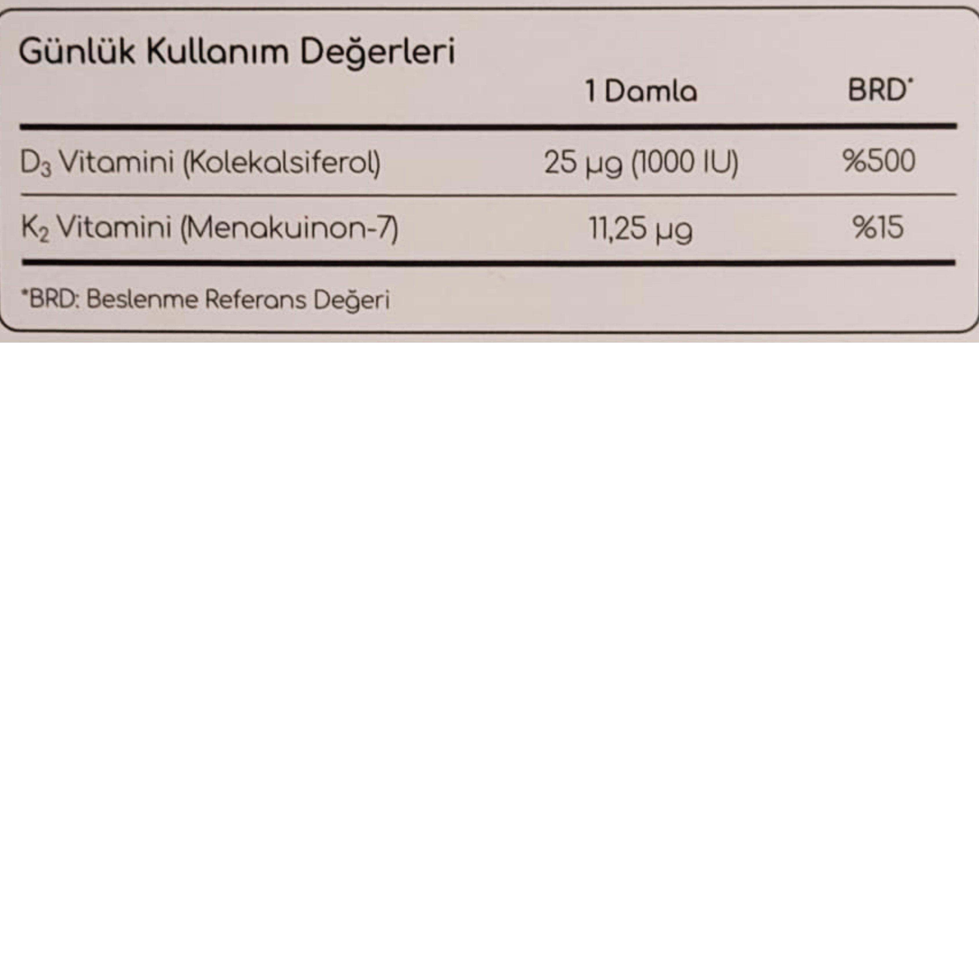 Dr. Thomson Vitamin D3K2 Damla 20 ml