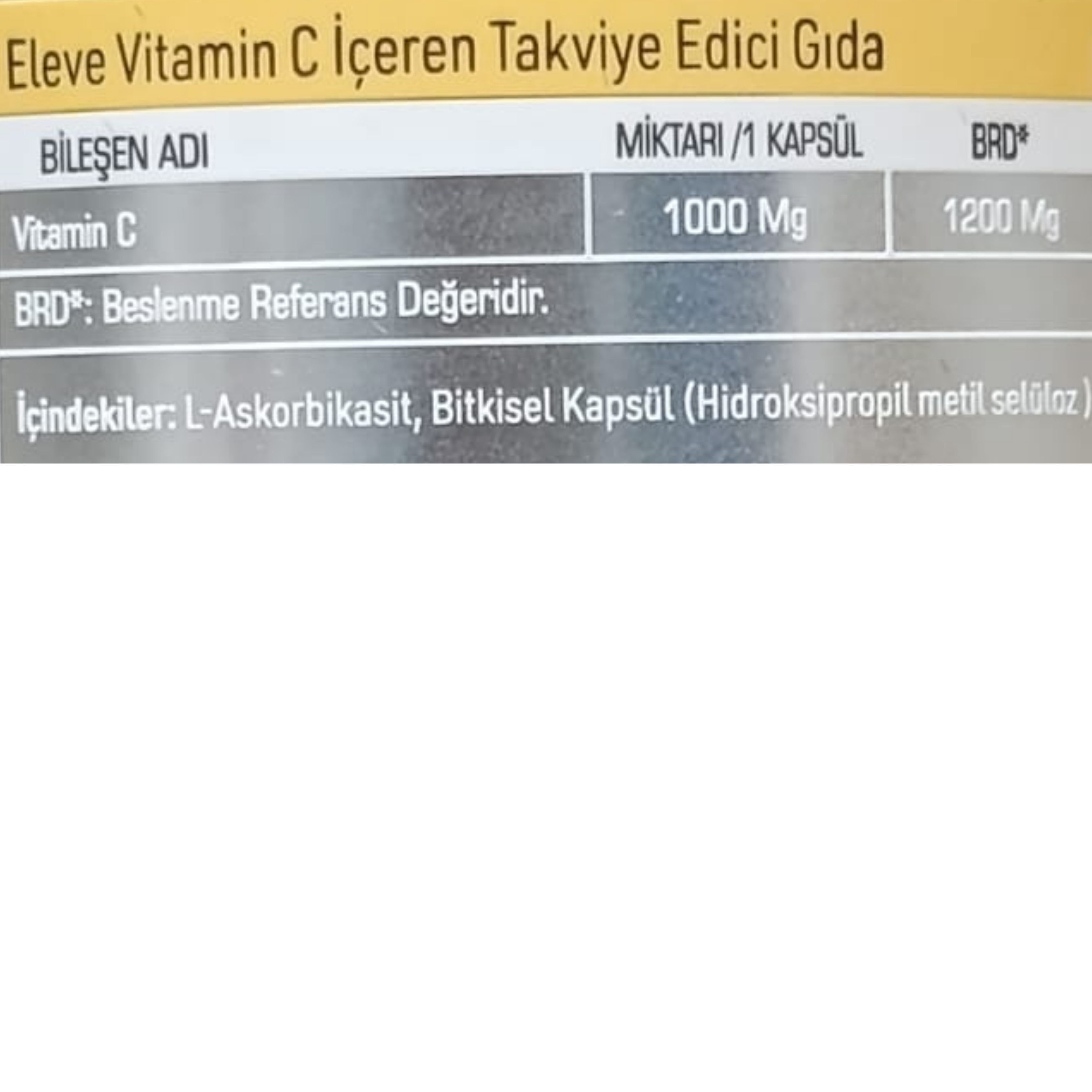 Goodday Vitamin C 1000 mg 60 Kapsül