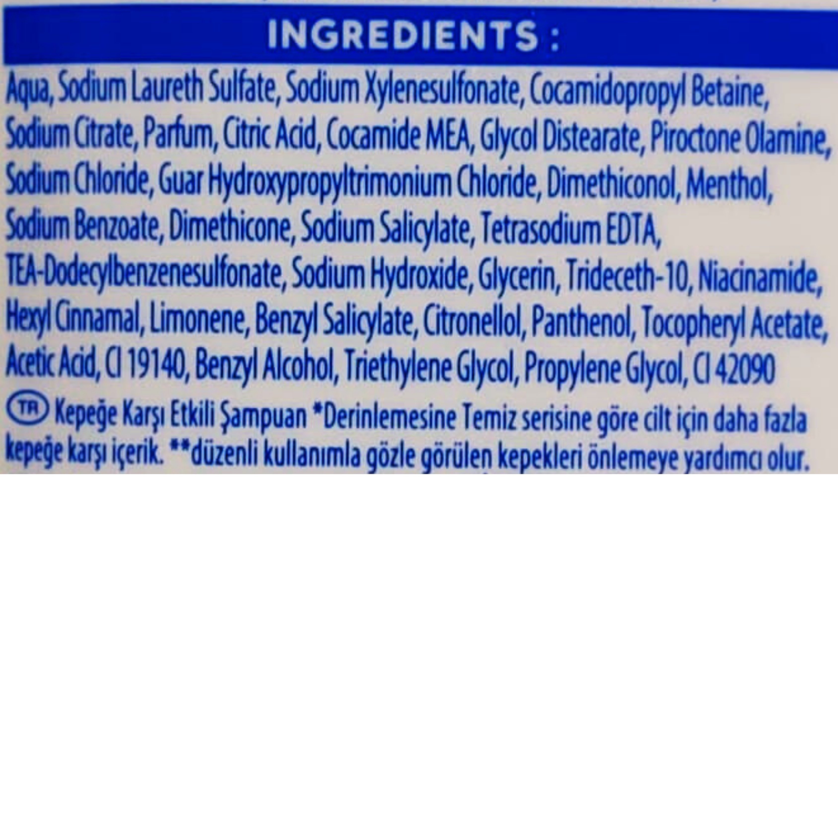 Head & Shoulders Kepeğe Karşı Etkili Limon Ferahlığı Şampuan 330 ml