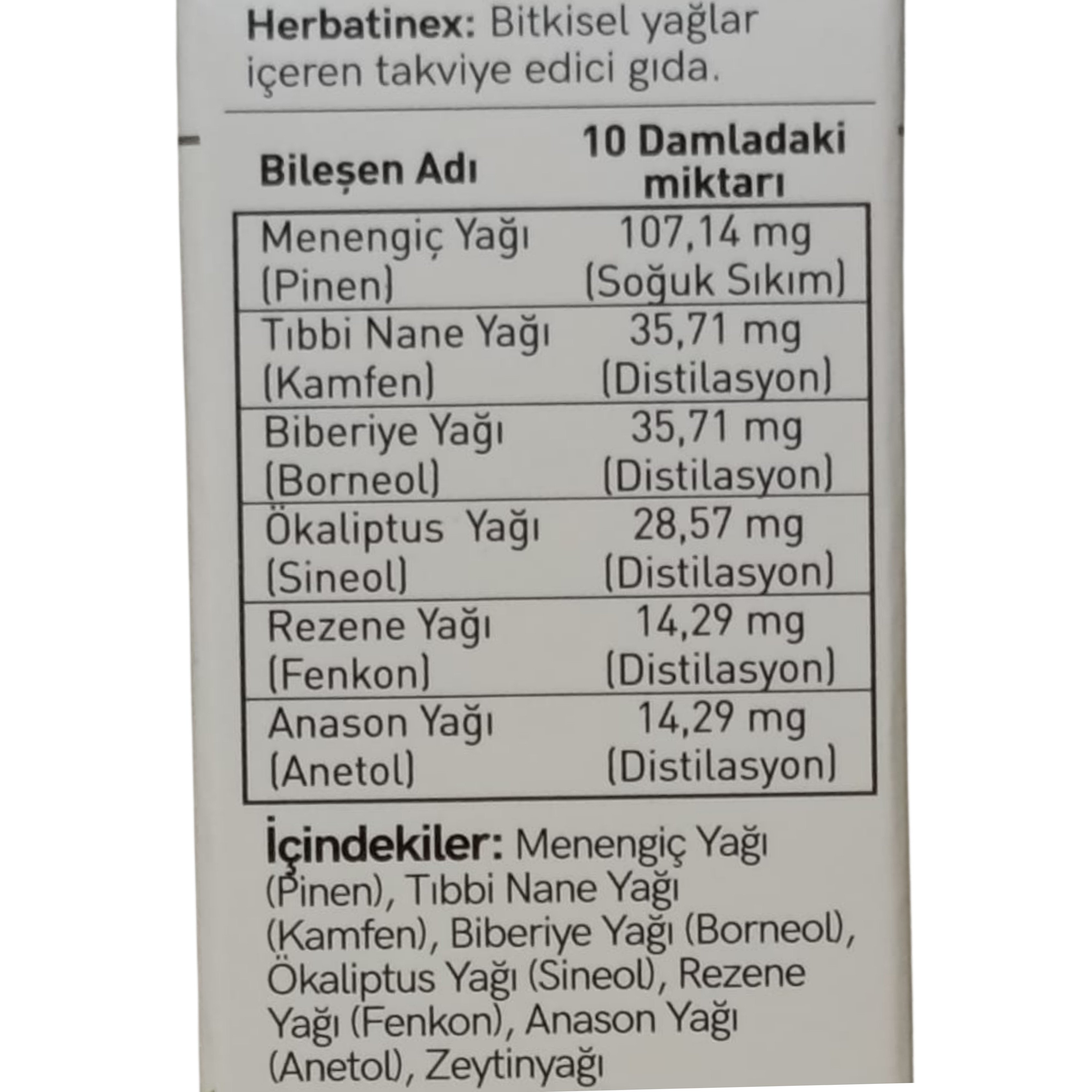 Herbatinex Damla 10 ml