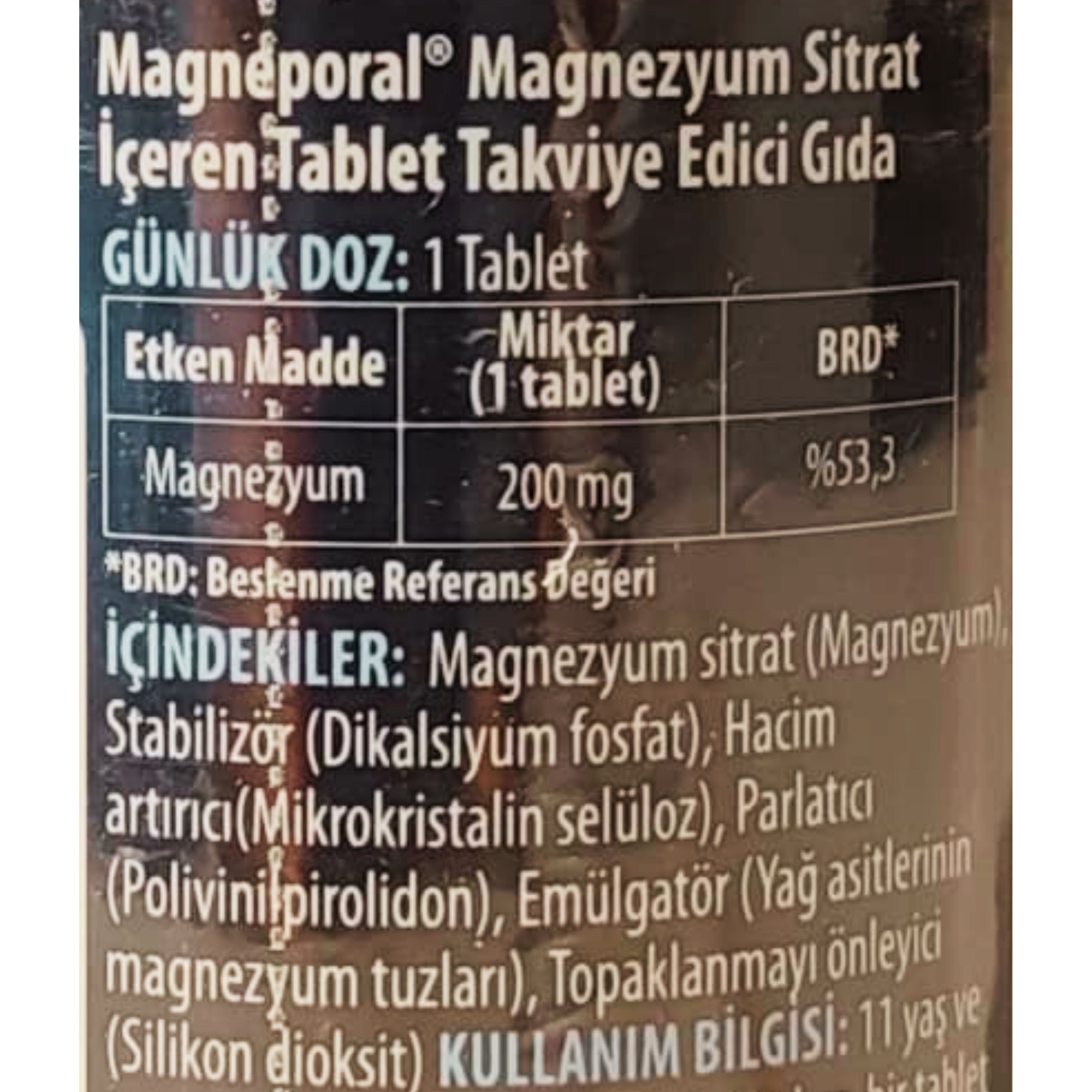 İmuneks Farma Magneporal 60 Tablet