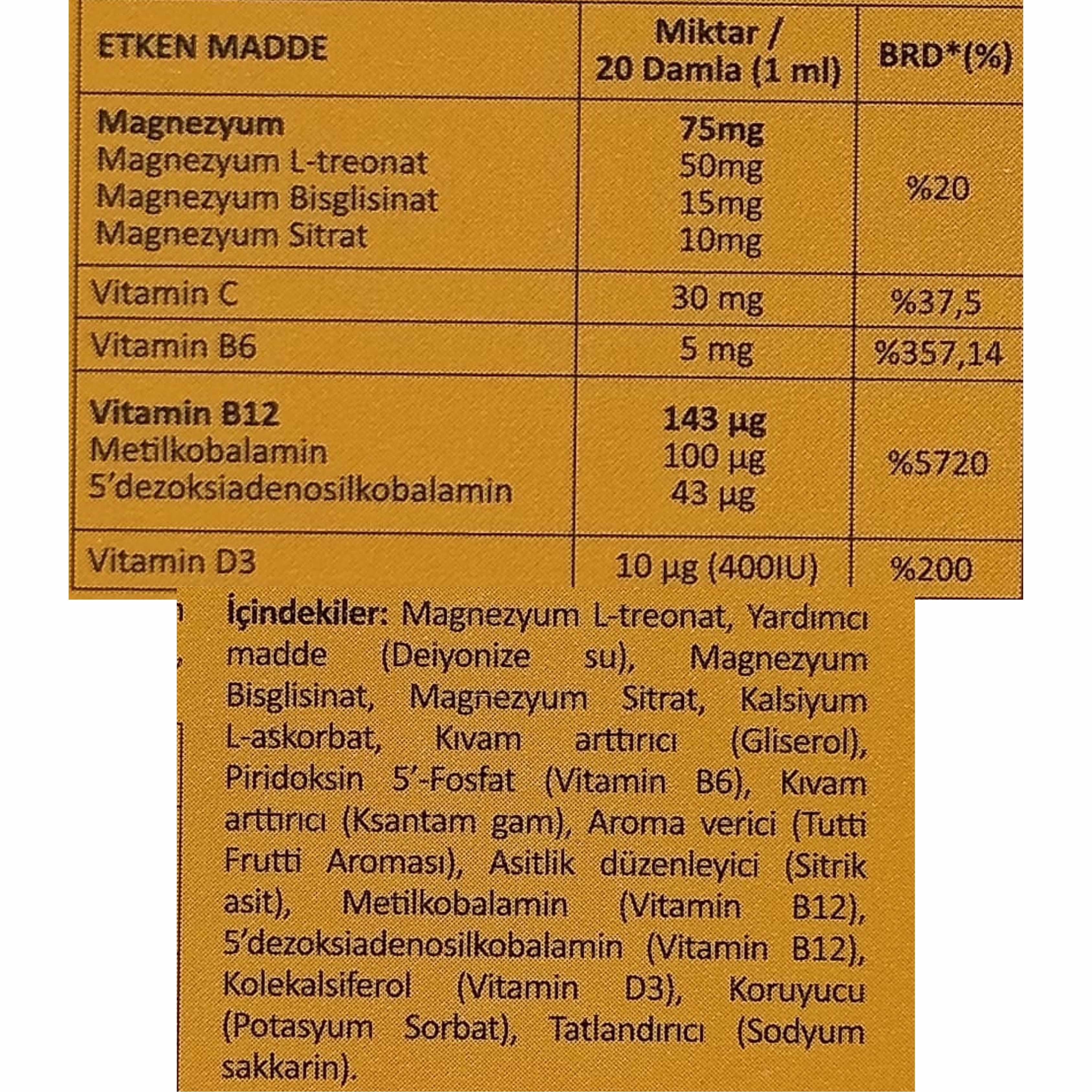 Mag-ThreeOn Kids Damla 30 ml