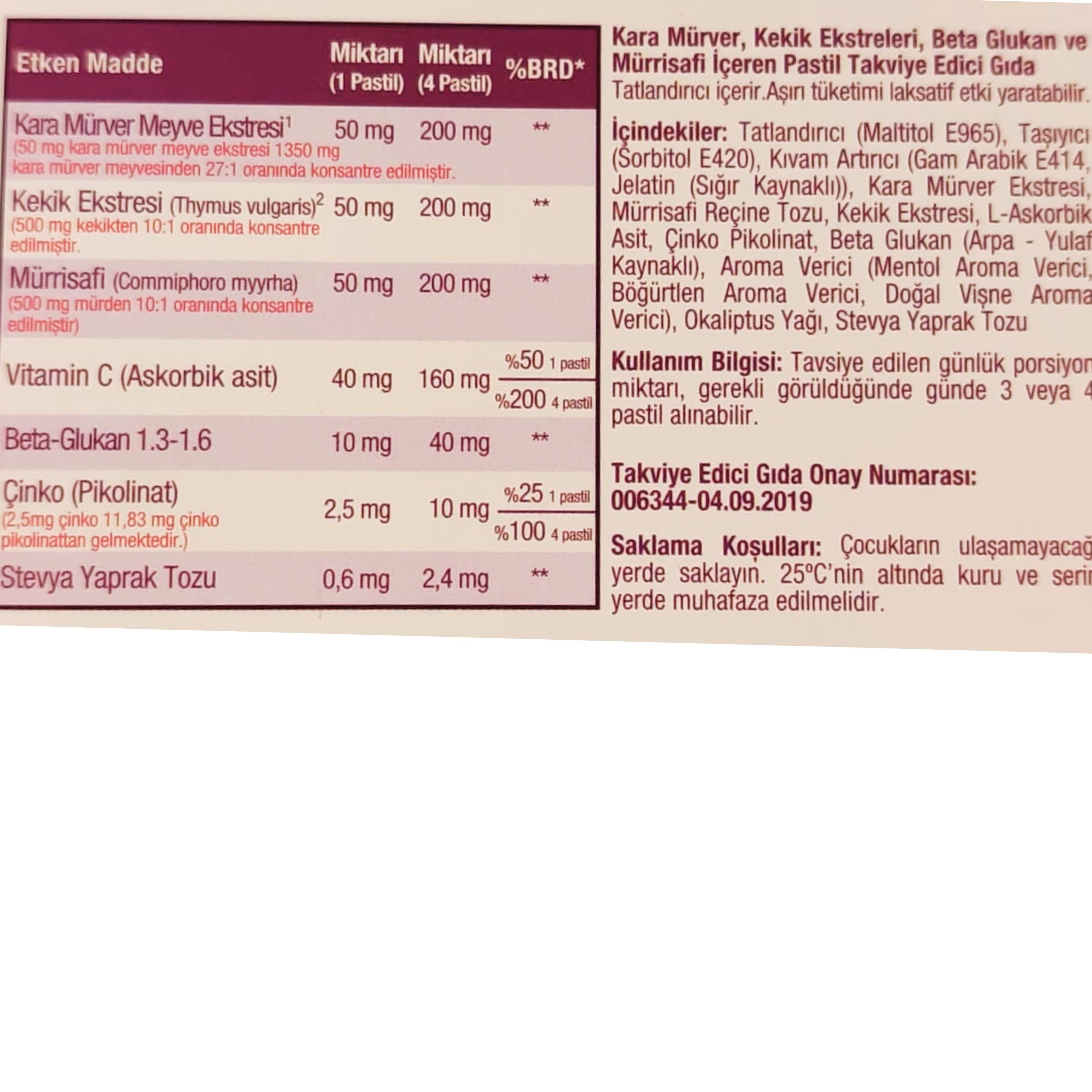 Medicago SambuGlucan 12 Pastil