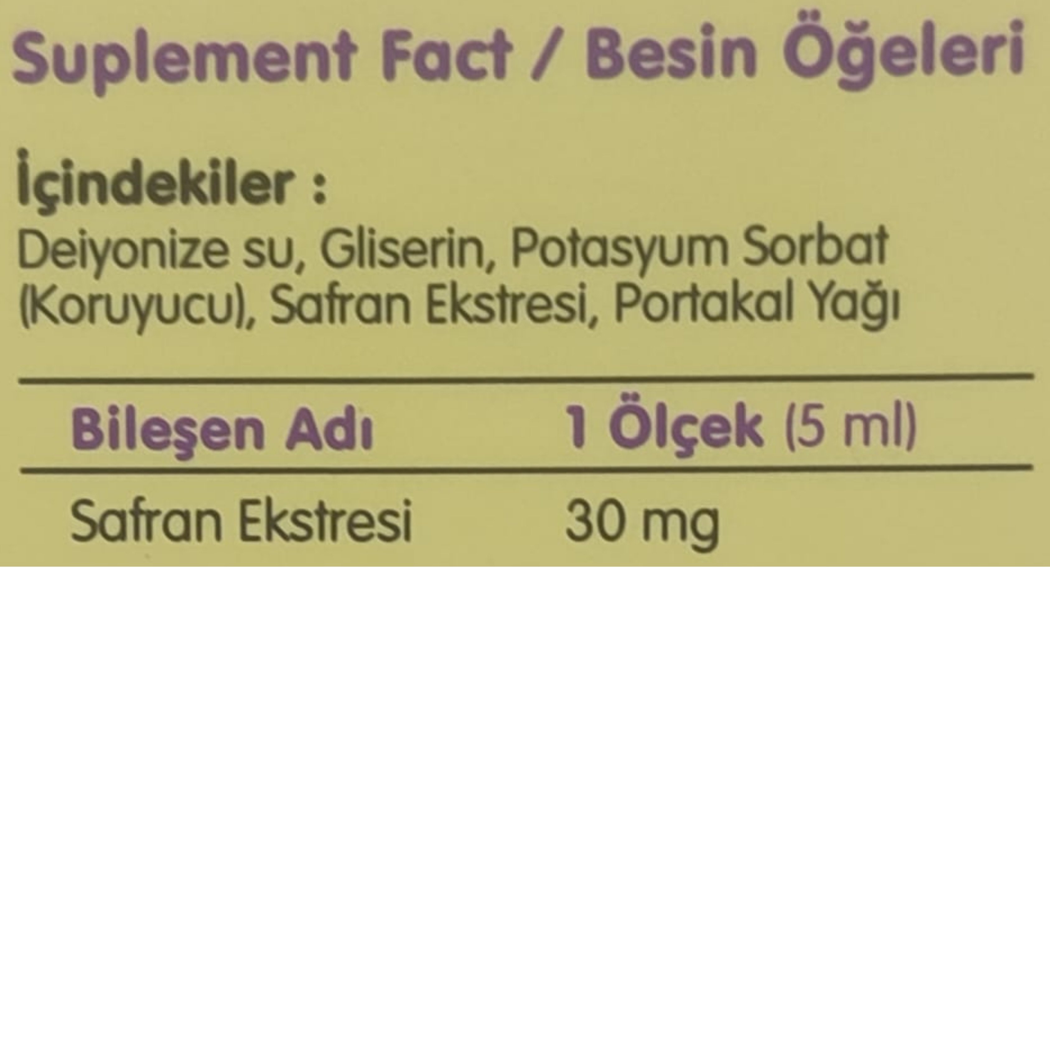 Natura Kids Safrol Şurup 150 ml