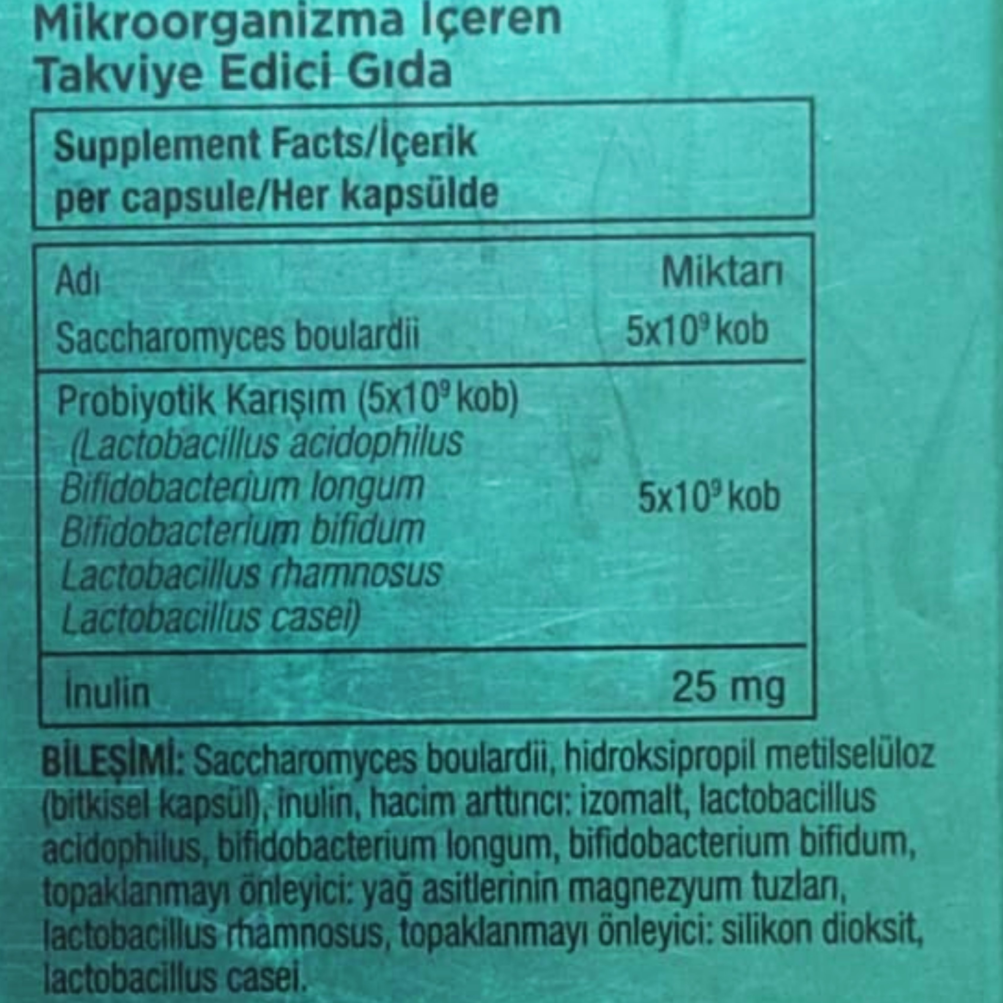 Naturalnest Probiotic 10 Kapsül