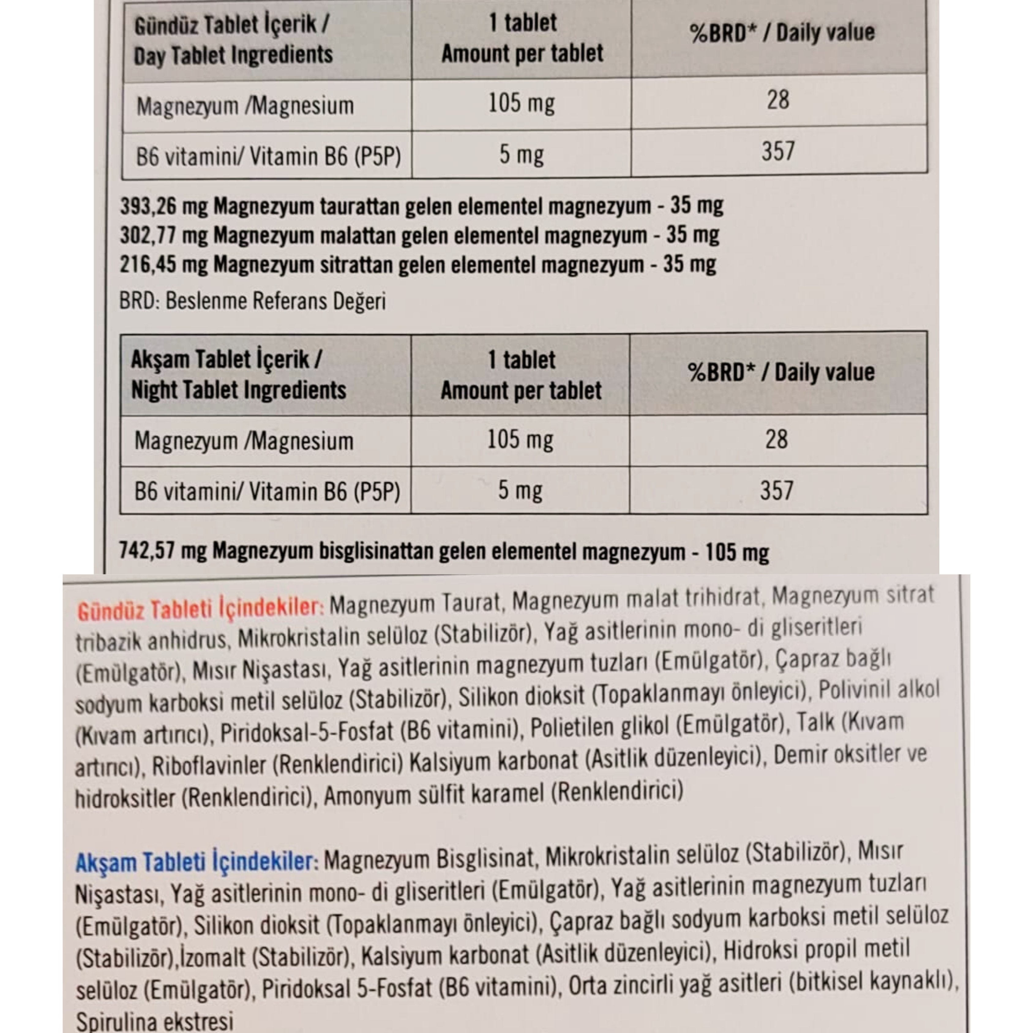 New Life Mag 4 Day 30 Tablet & Night 30 Tablet