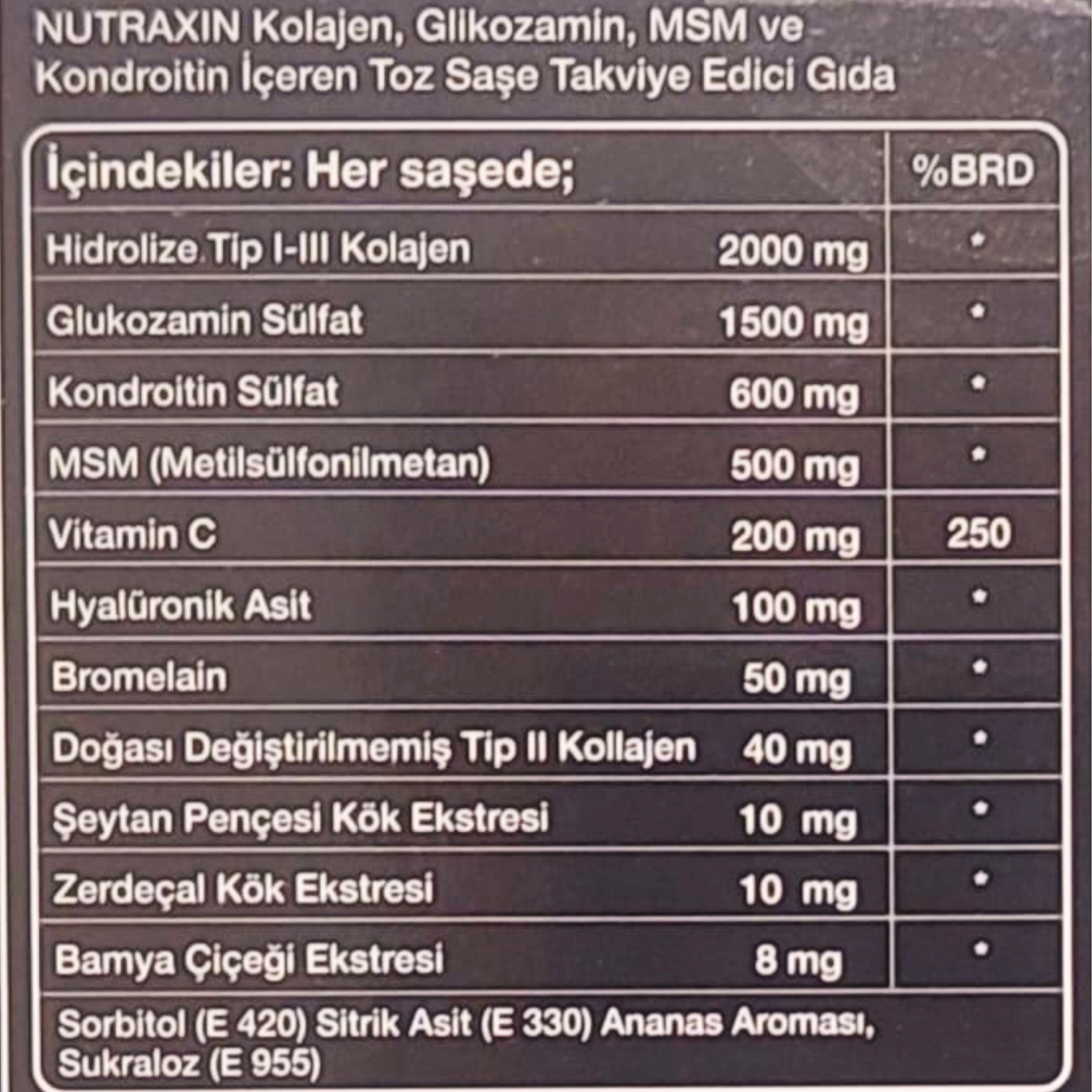 Nutraxin Artroflex Easy Move - Gıda Takviyesi 30 Saşe
