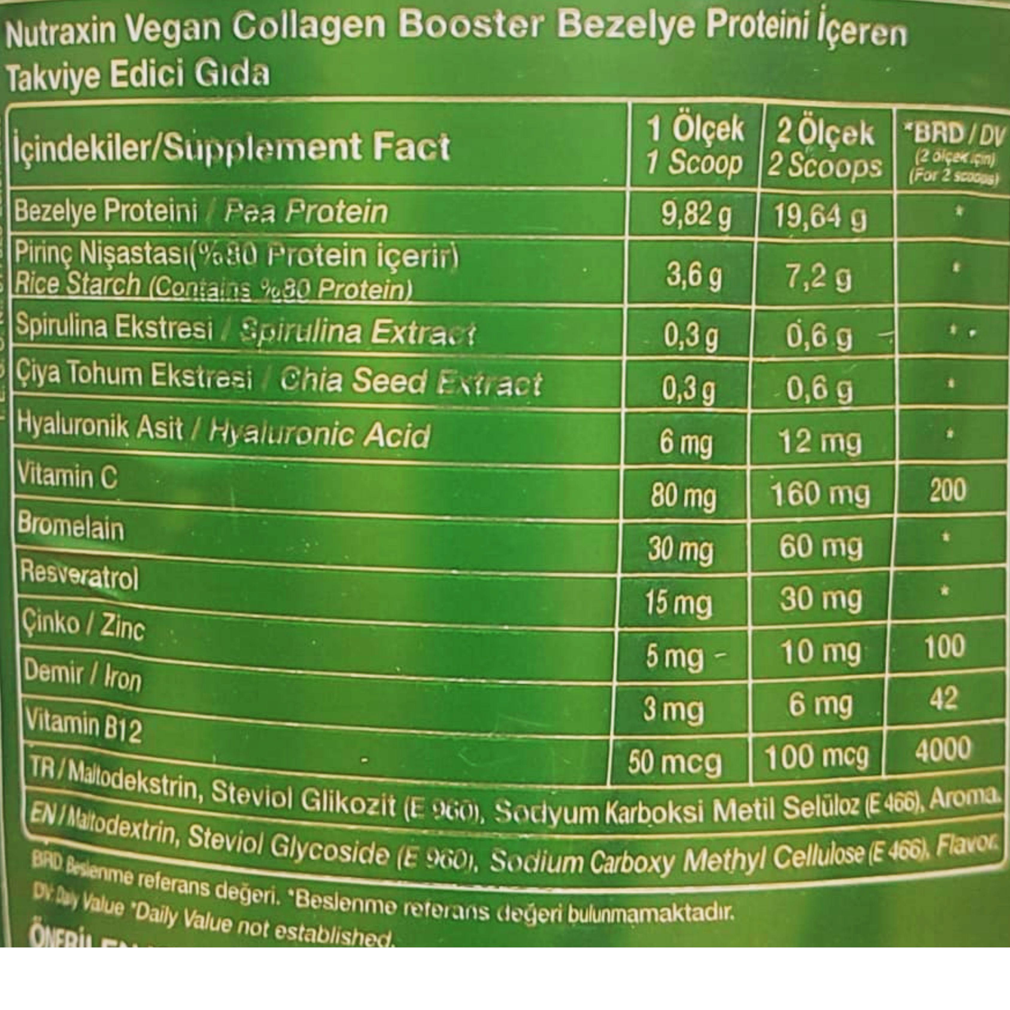 Nutraxin Vegan Collagen Booster 300 gr