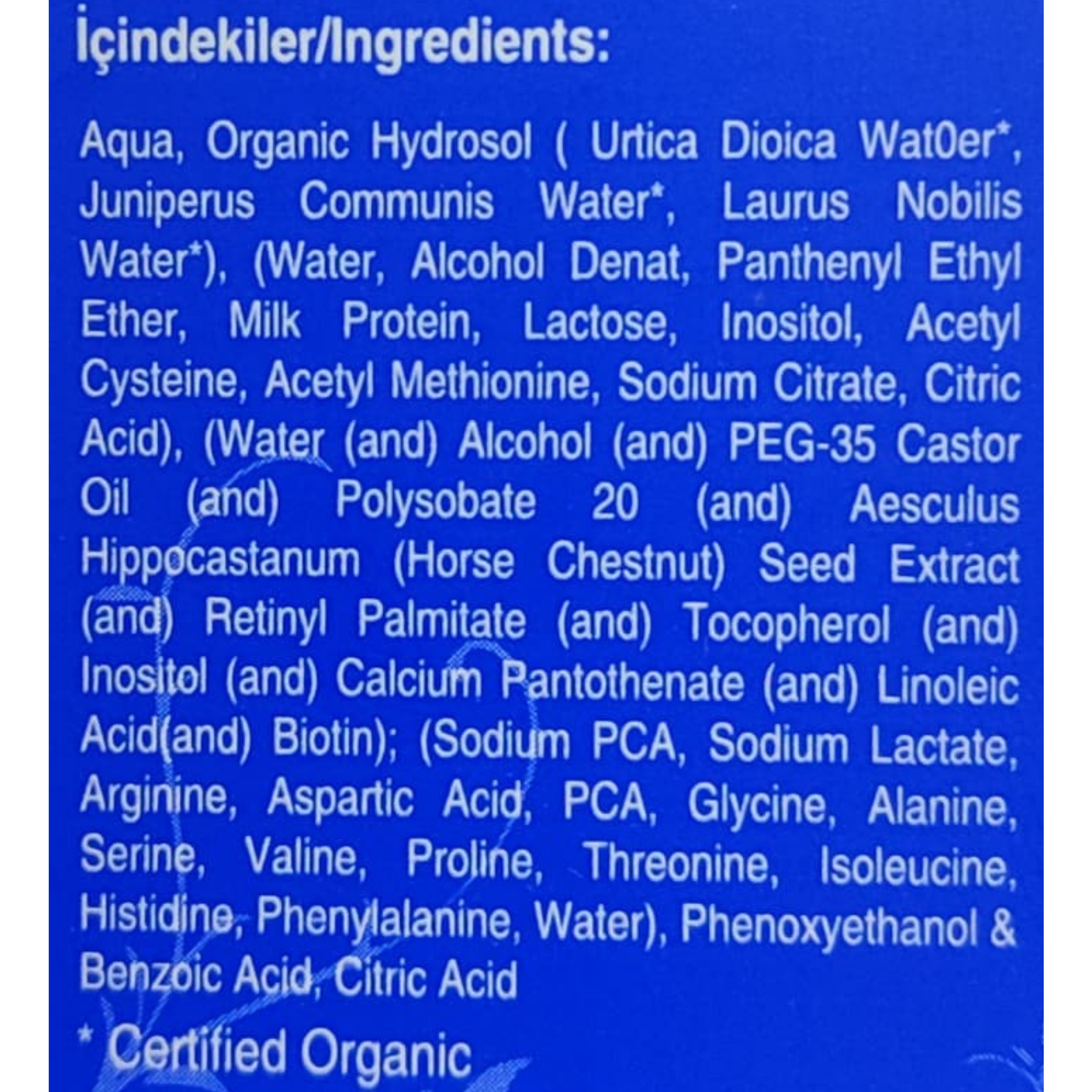 Organicum Yoğun Saç Dökülmelerine Karşı Bakım ve Onarım Serumu 100 ml