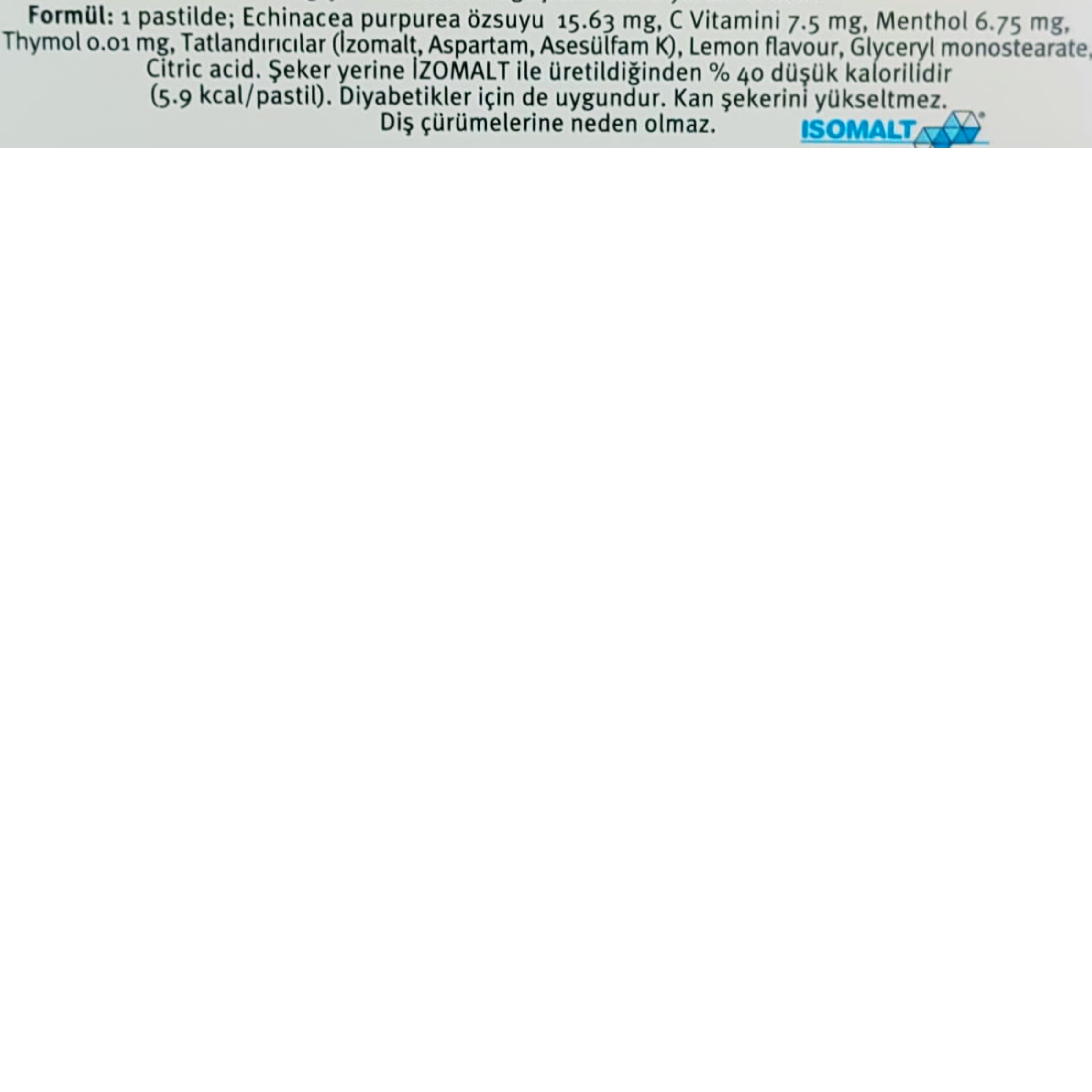 Otacı Bitkisel Pastil Ekinezya 16 lı