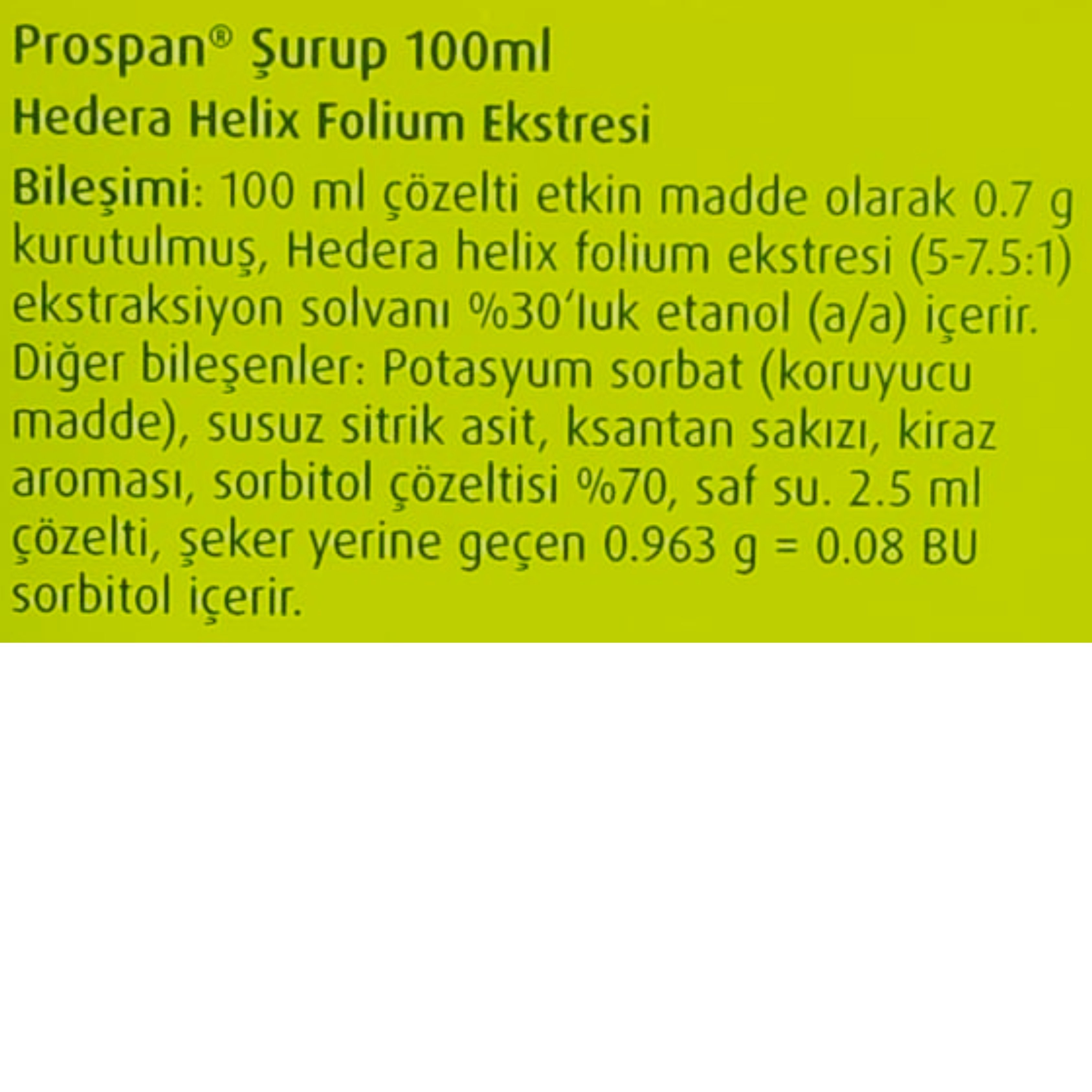 Prospan Şurup 100 ml