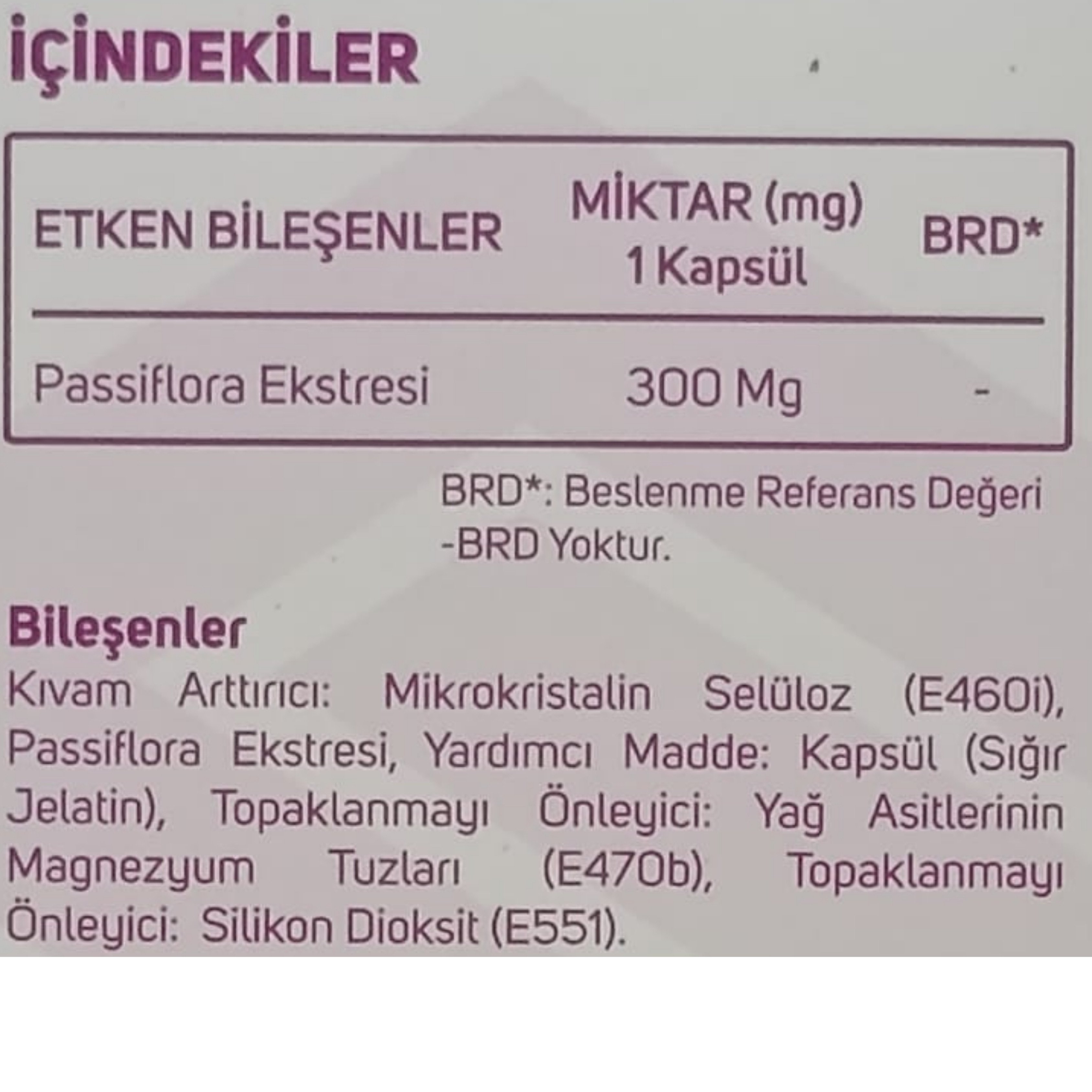 Serfarma Passiflora 30 Kapsül