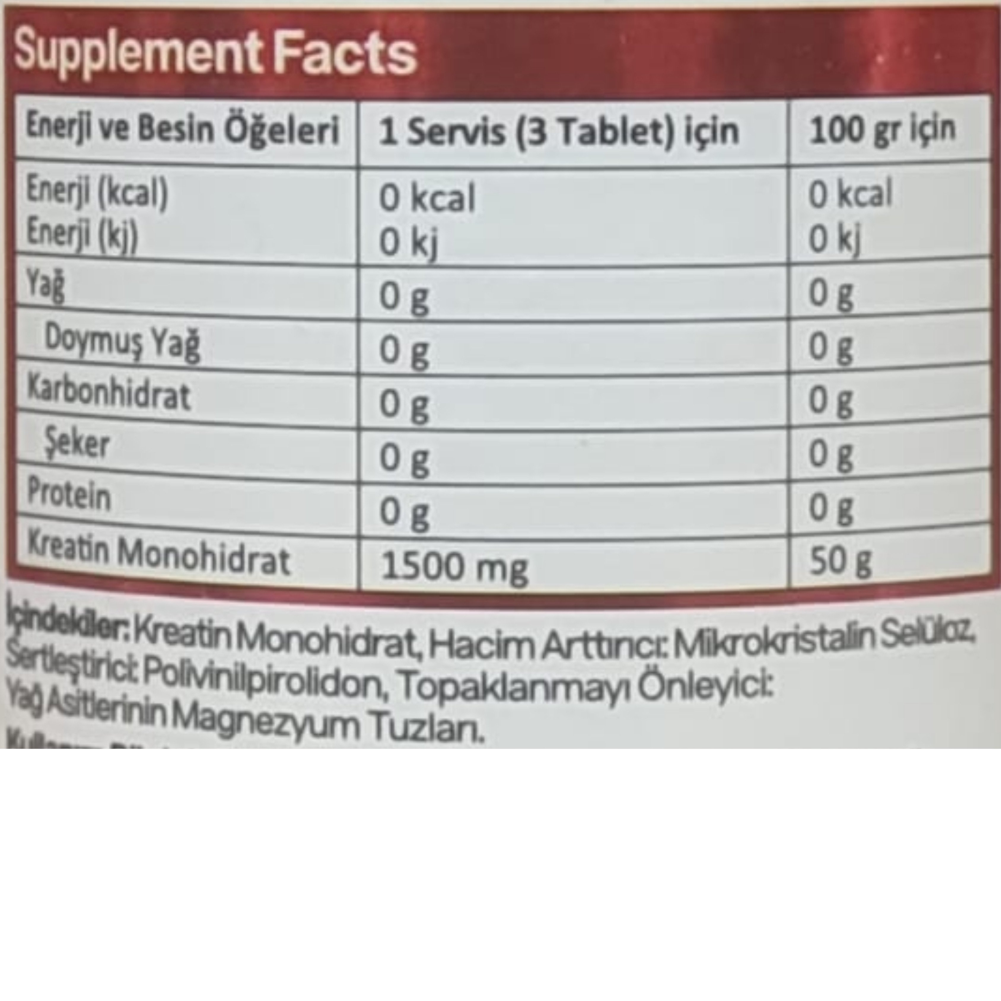 Simple Nutritions Creatine 500 mg 90 Tablet