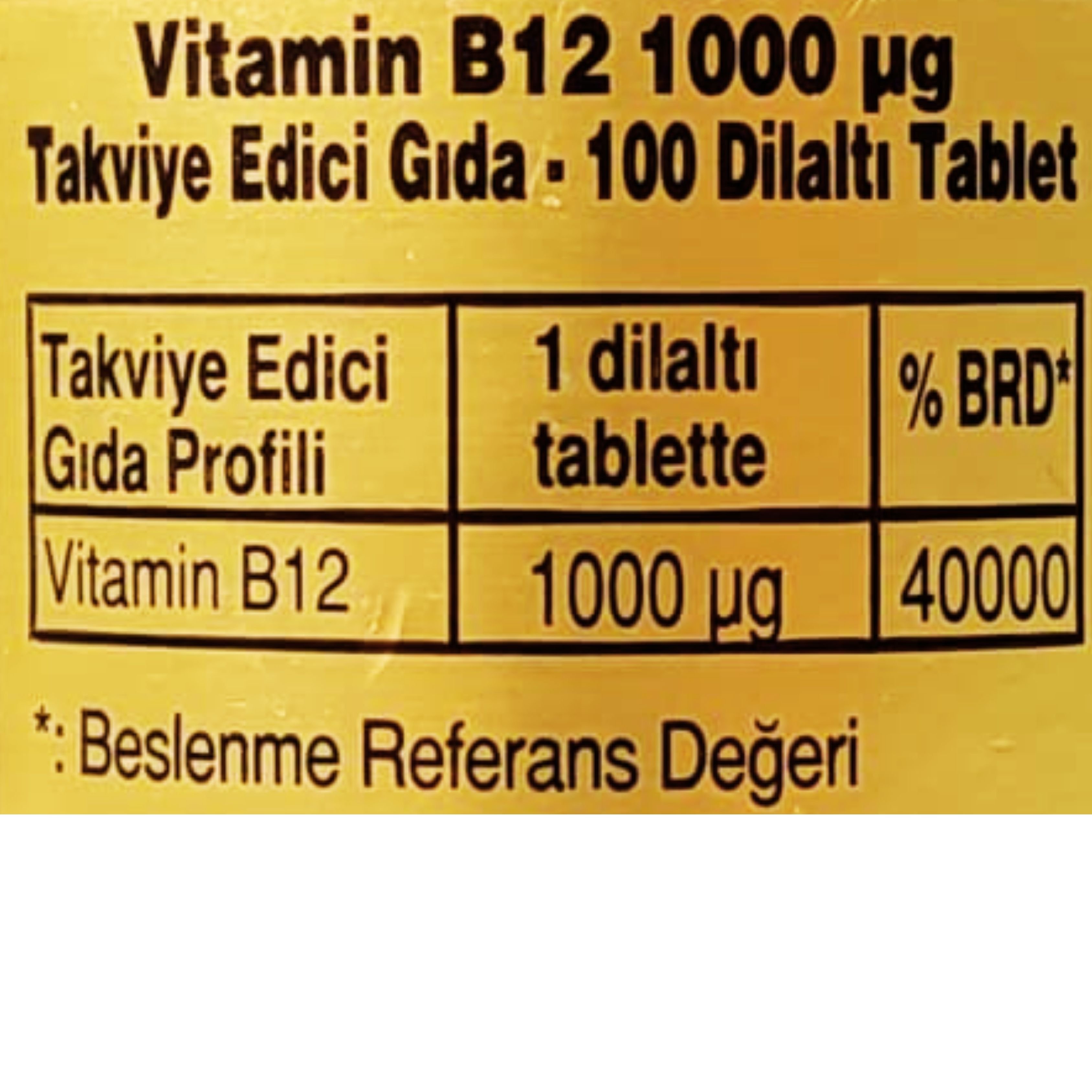 Solgar Vitamin B12 1000mcg 100 Çiğneme Tableti