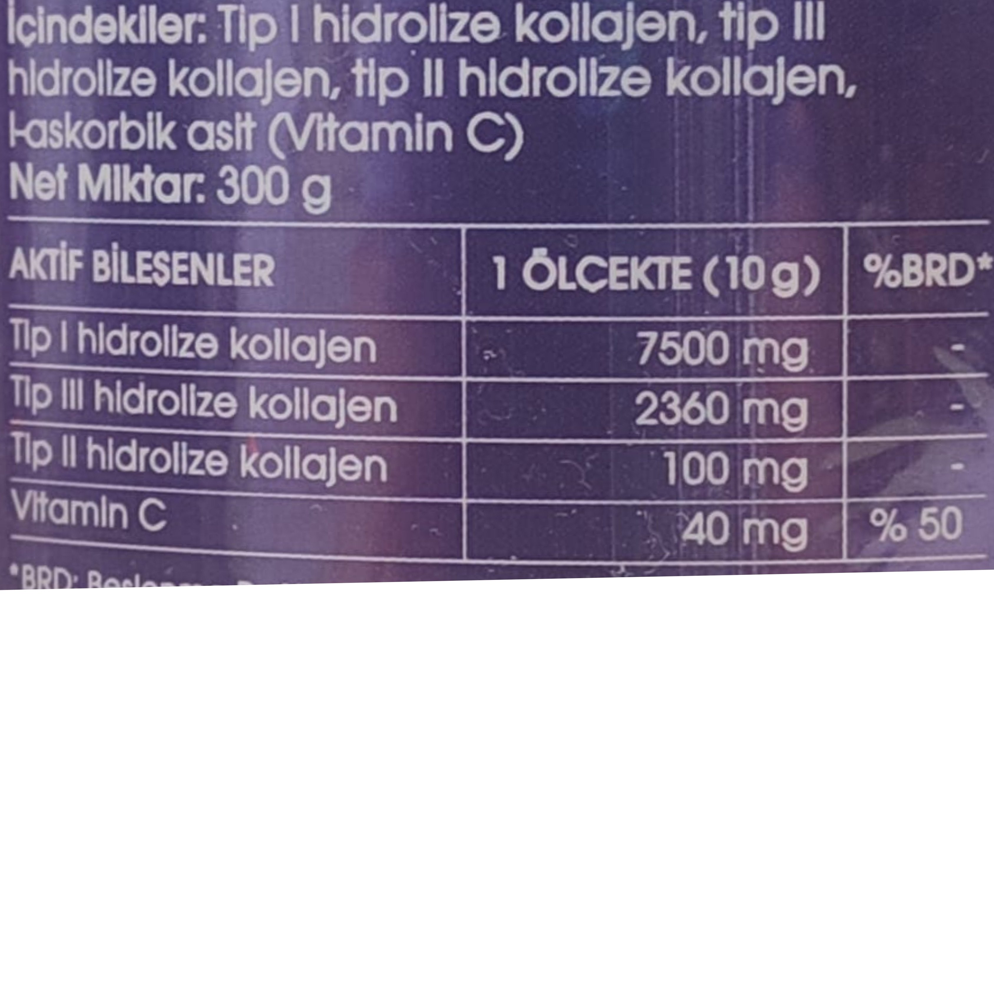 Voonka Multi Collagen Powder 300 gr