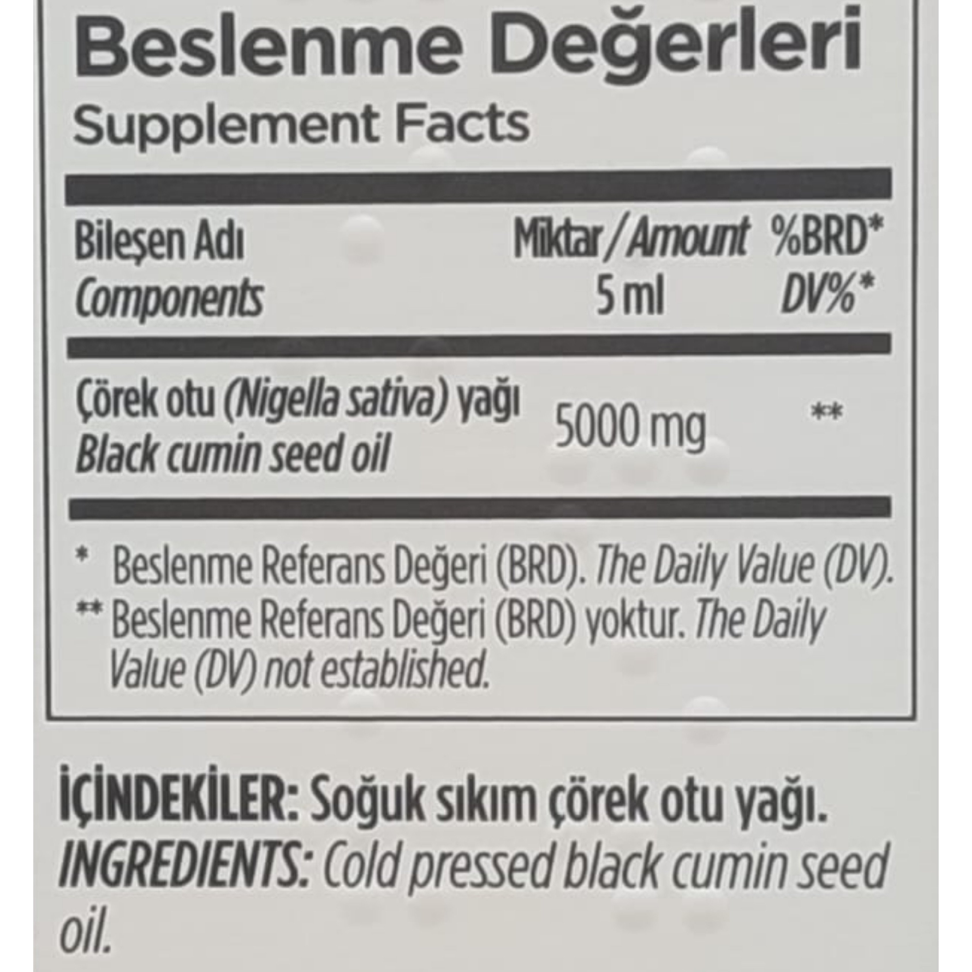 Zade Vital Çörek Otu Yağı 150 ml