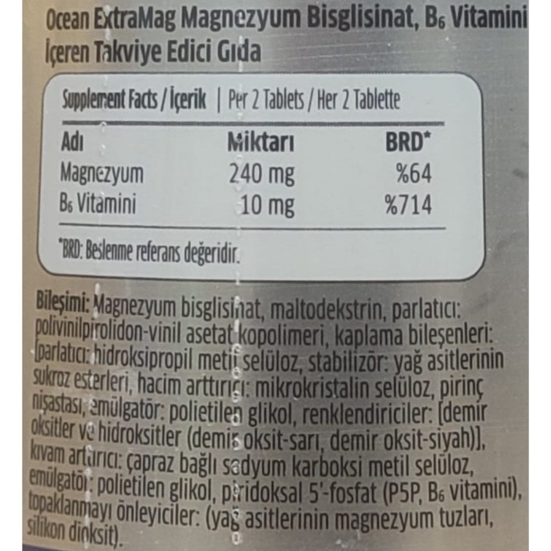 Ocean Extramag Bisglisinat 60 Tablet