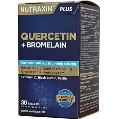 Nutraxin Bromelain ve Kuersetin İçeren Takviye Edici Gıda 30 Tablet