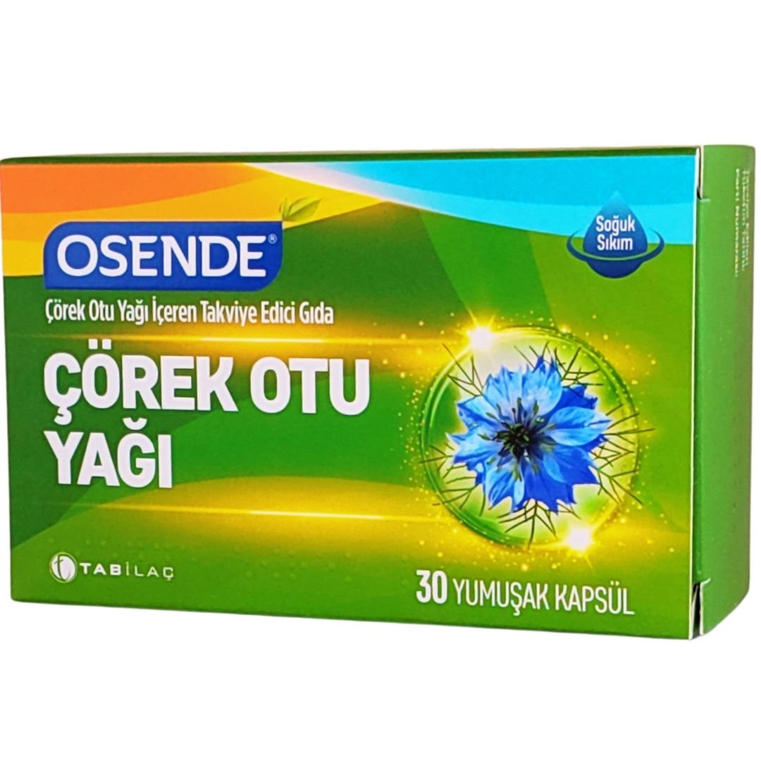 Osende Çörekotu Yağı 900 mg 30 Kapsül