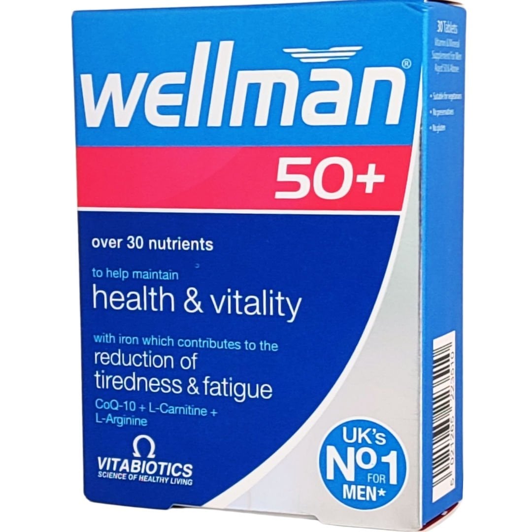 Vitabiotics Wellman 50+ Takviye Edici Gıda 30 Tablet