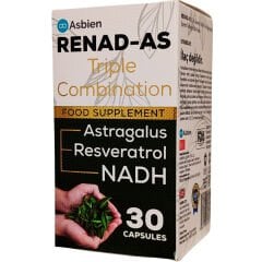 Renadas Renad-As 30 Kapsül (Çin Geveni, NADH ve Resveratrol)