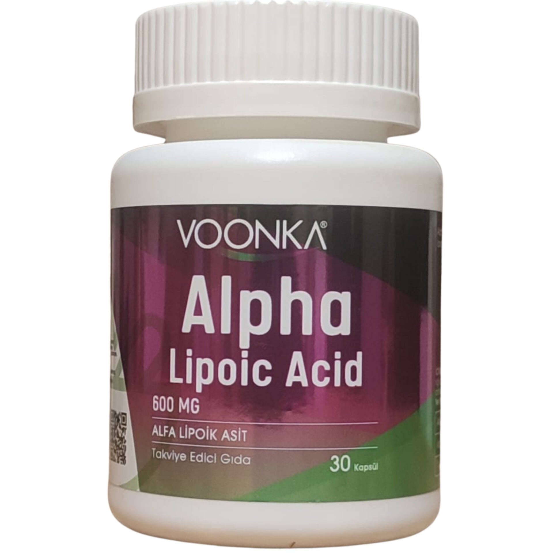Voonka Alpha Lipoic Acid 600 mg 30 Kapsül