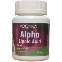 Voonka Alpha Lipoic Acid 600 mg 30 Kapsül