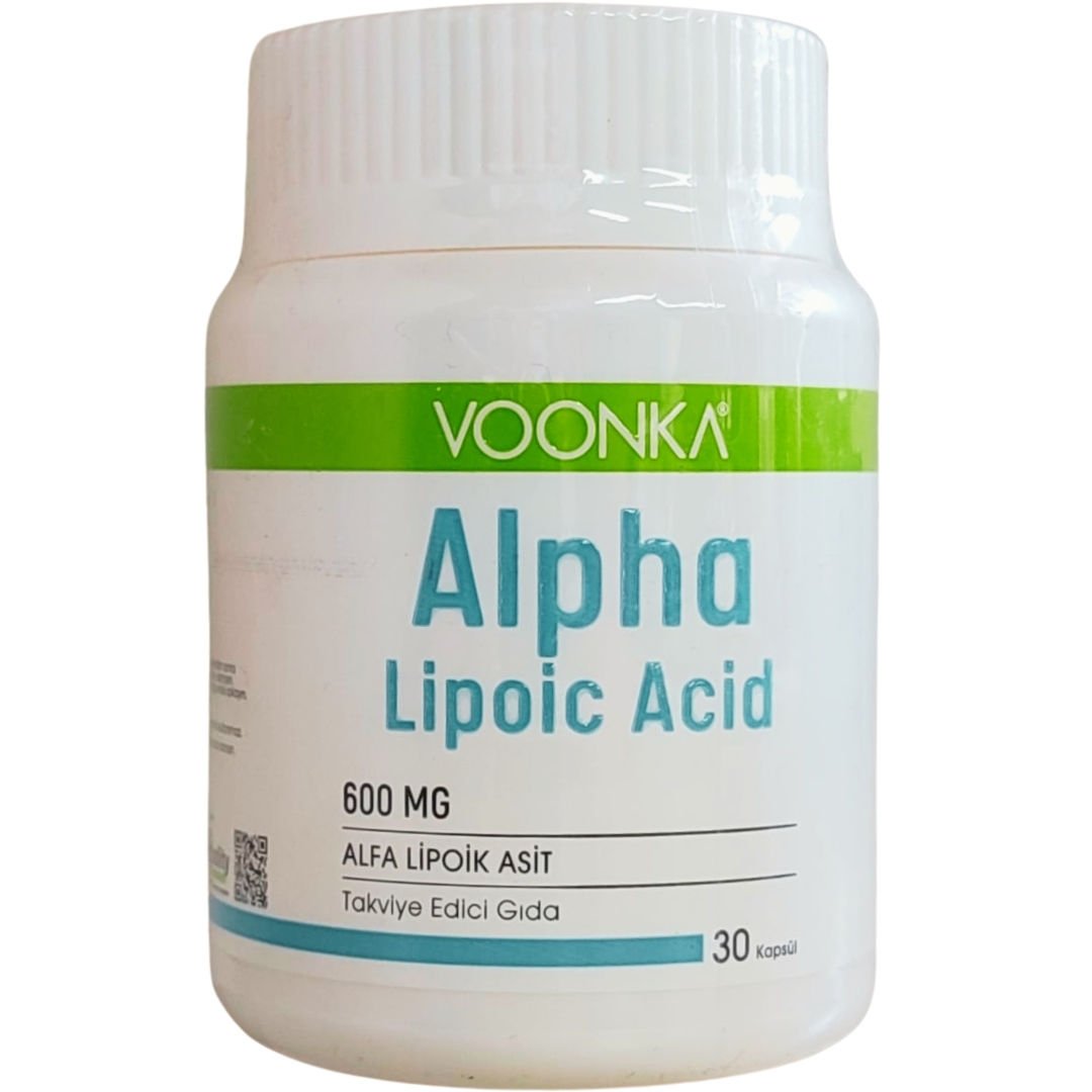 Voonka Alpha Lipoic Acid 600 mg 30 Kapsül