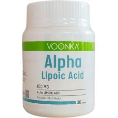 Voonka Alpha Lipoic Acid 600 mg 30 Kapsül