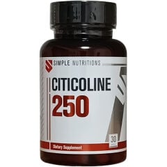 Simple Nutritions Citicoline Sitikolin 250 mg 30 Kapsül