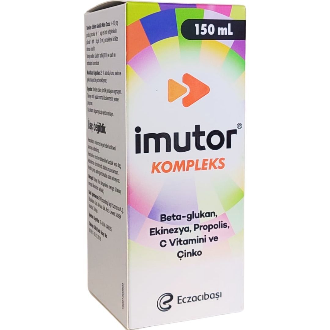 Imutor Kompleks Sıvı Takviye Edici Gıda 150ml