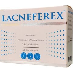 Lacneferex Laktoferrin, Vitamin ve Çinko İçeren 60 Bitkisel Kapsül