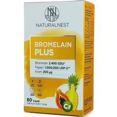 Naturalnest Bromelain Plus 60 Kapsül