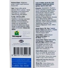 Suda Vitamin Kalm-HD 60 Bitkisel Kapsül